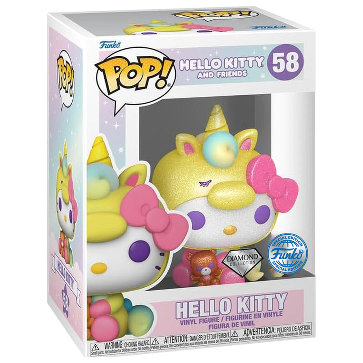 Hello Kitty Funko Pop Sanrio Št. 58 Hello Kitty (Diamantna) fotografija izdelka