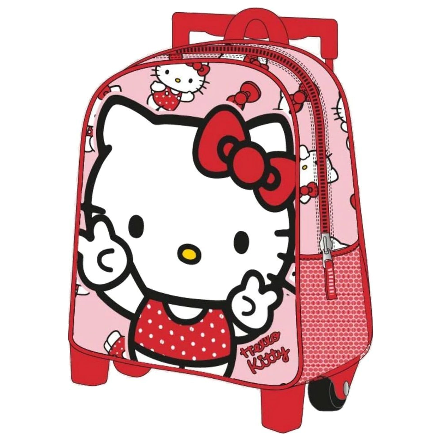 Hello Kitty nahrbtnik na kolesih 29 cm fotografija izdelka