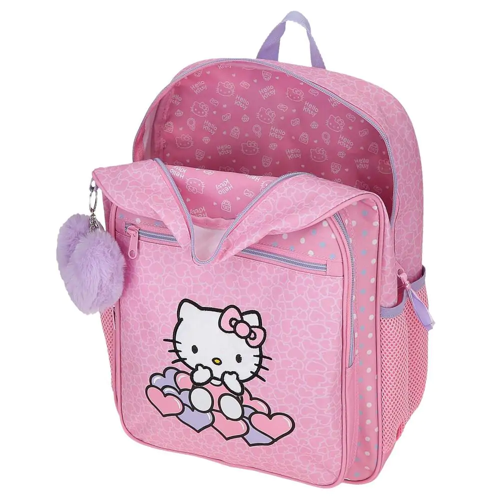 Hello Kitty Hearts & Dots prilagodljiv nahrbtnik 38cm fotografija izdelka