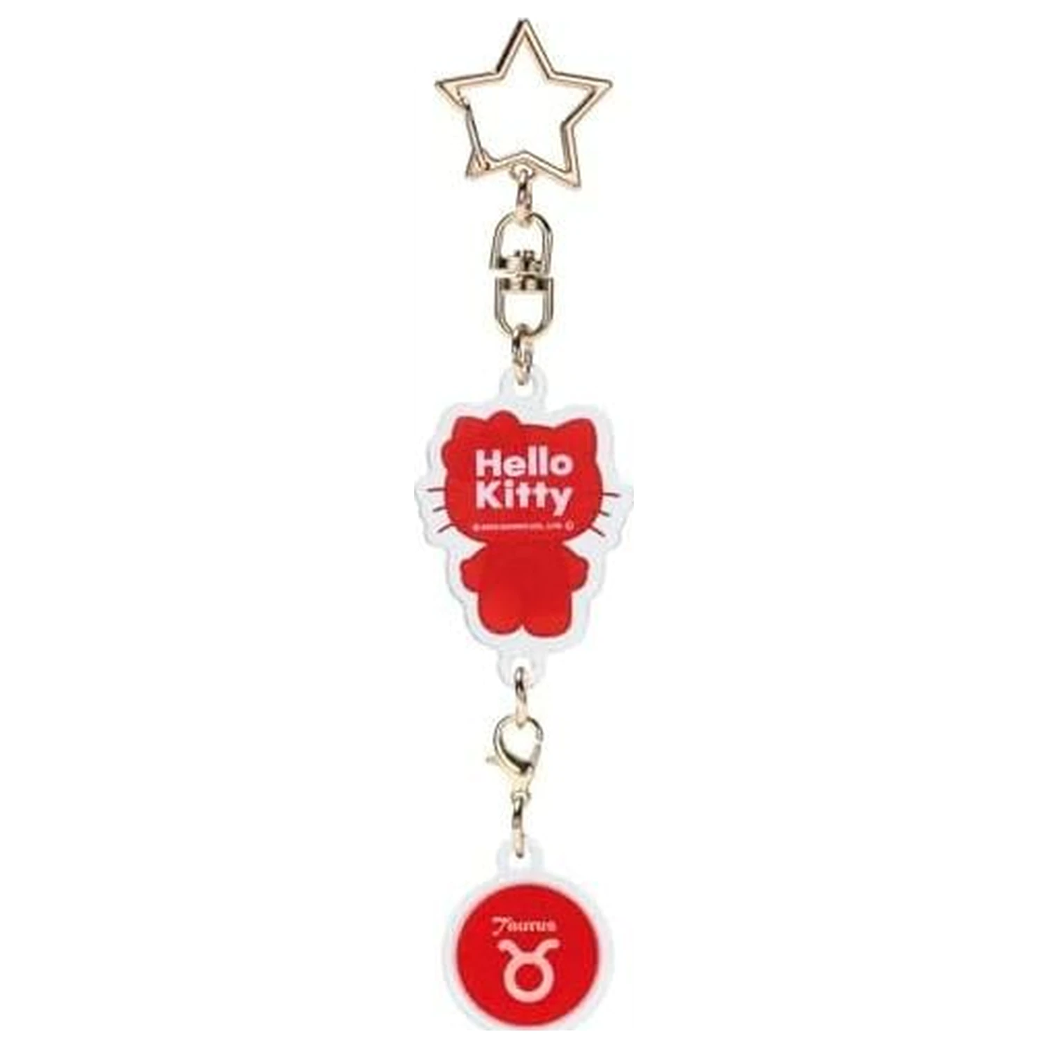 Hello Kitty Hello Kitty Taurus astrološki simbol obesek za ključe fotografija izdelka