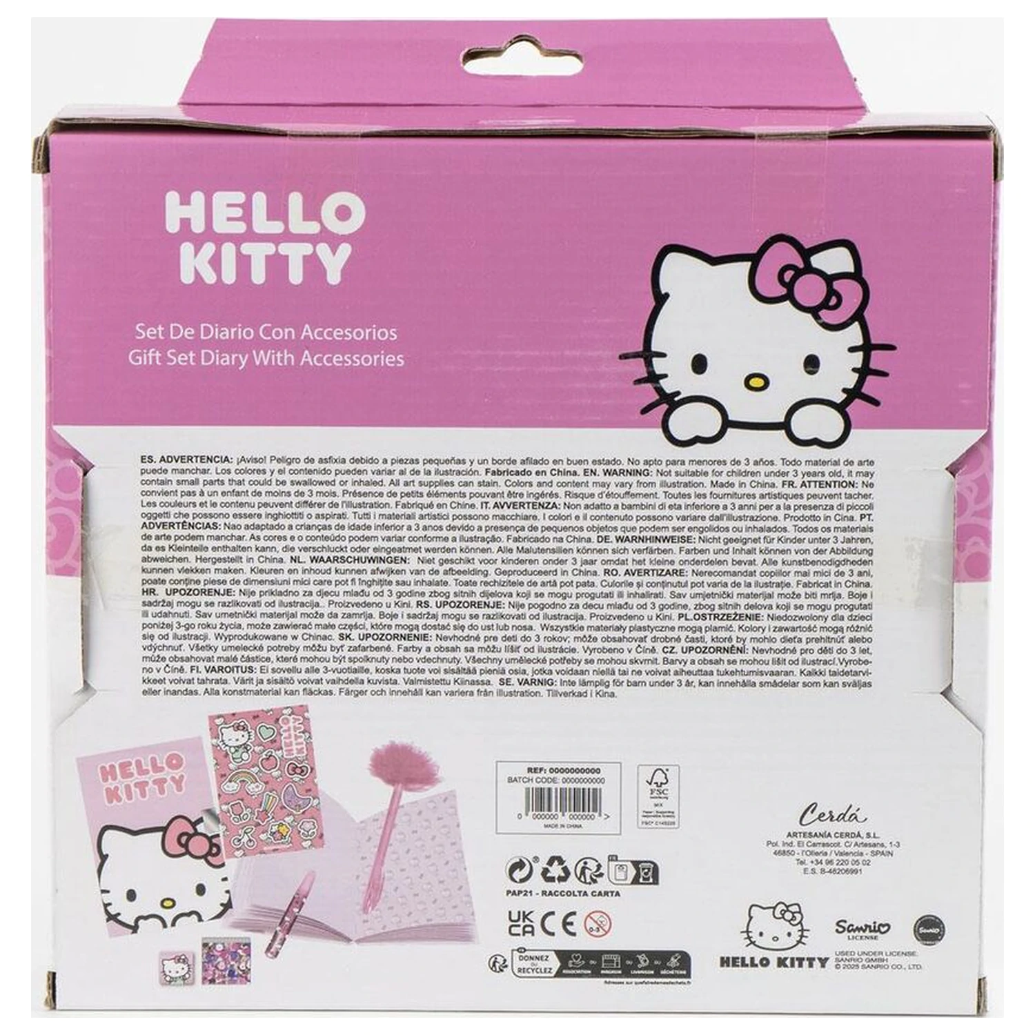 Hello Kitty komplet dnevnikov fotografija izdelka