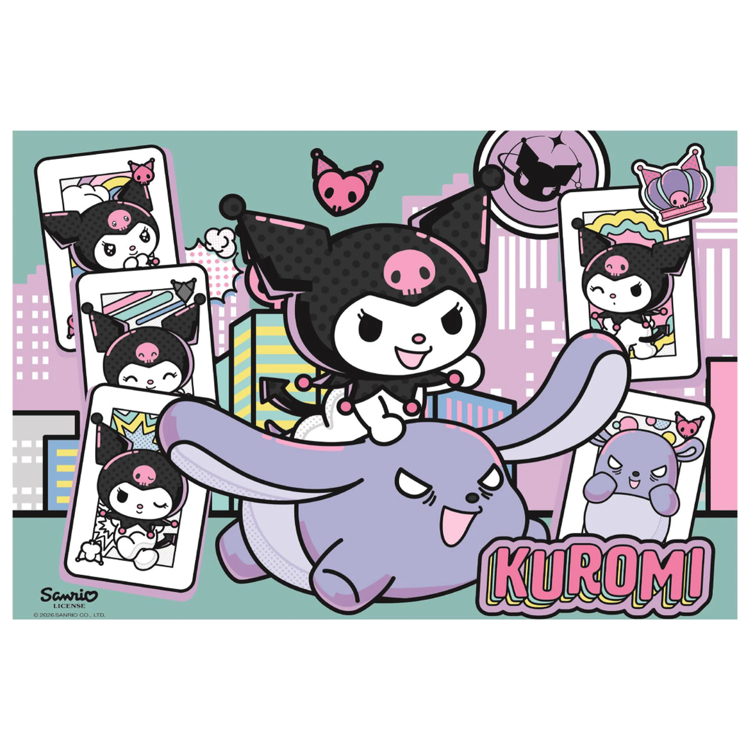 Hello Kitty Kuromi 104-delna sestavljanka fotografija izdelka