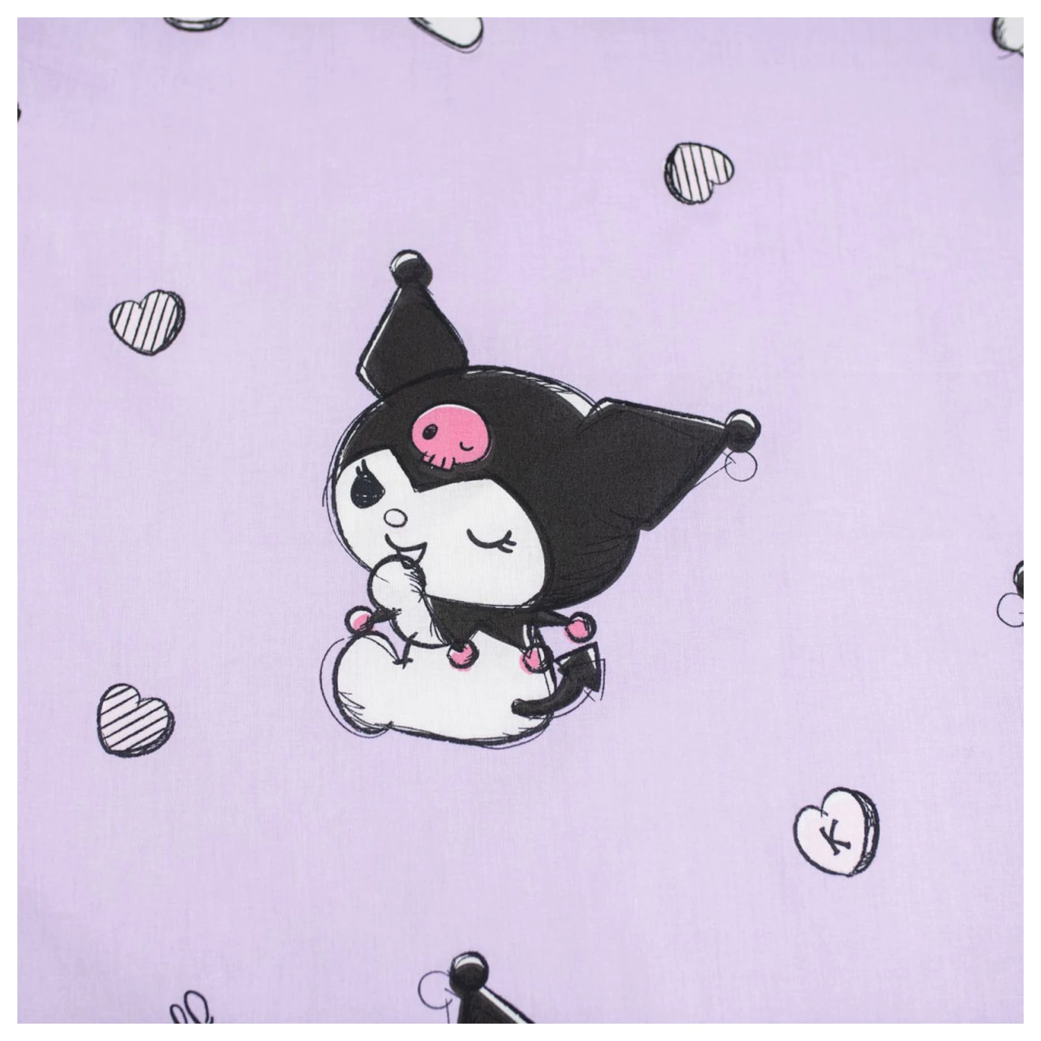 Hello Kitty Kuromi Bodi Svoj Povodec za prešito odejo fotografija izdelka