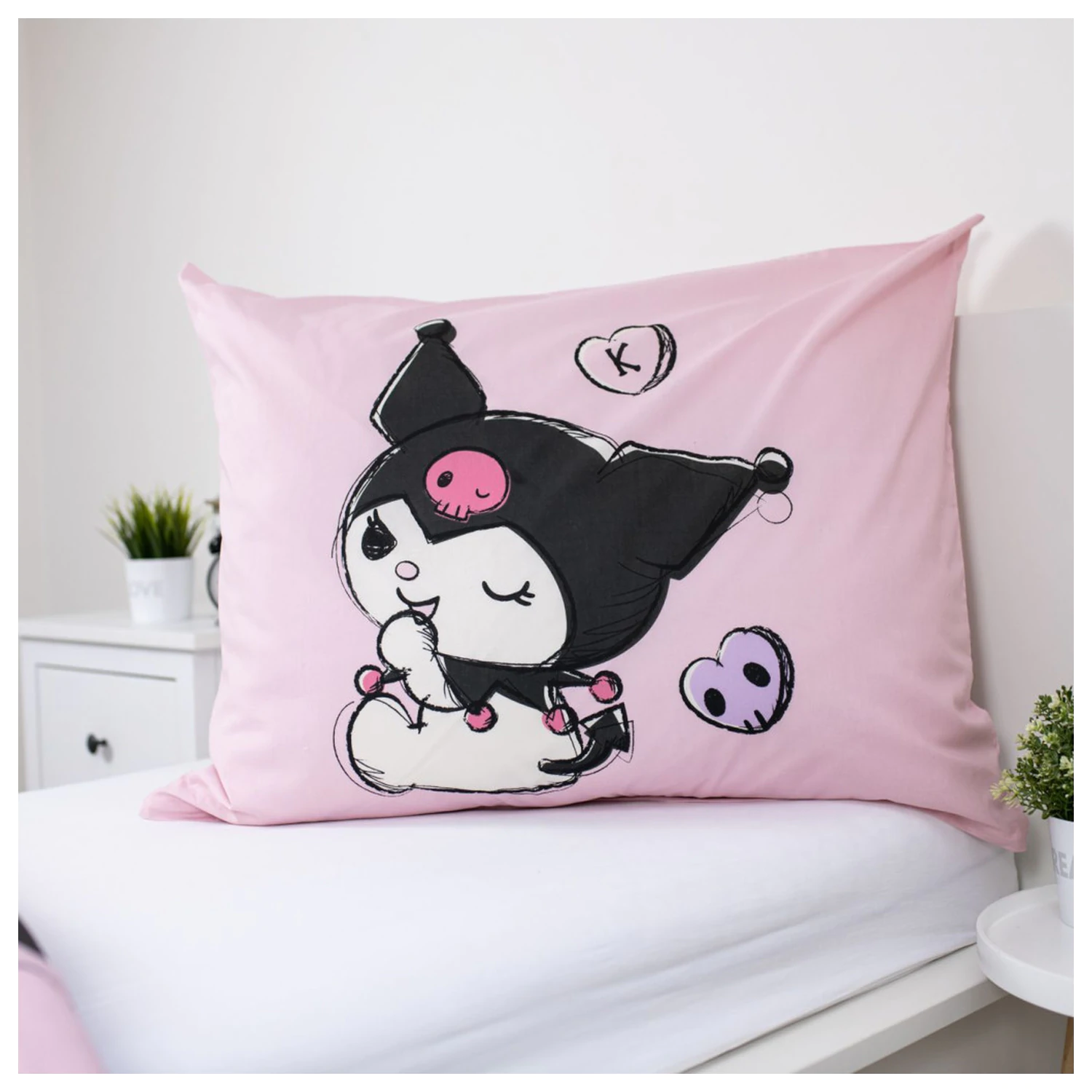 Hello Kitty Kuromi Bodi Svoj Povodec za prešito odejo fotografija izdelka