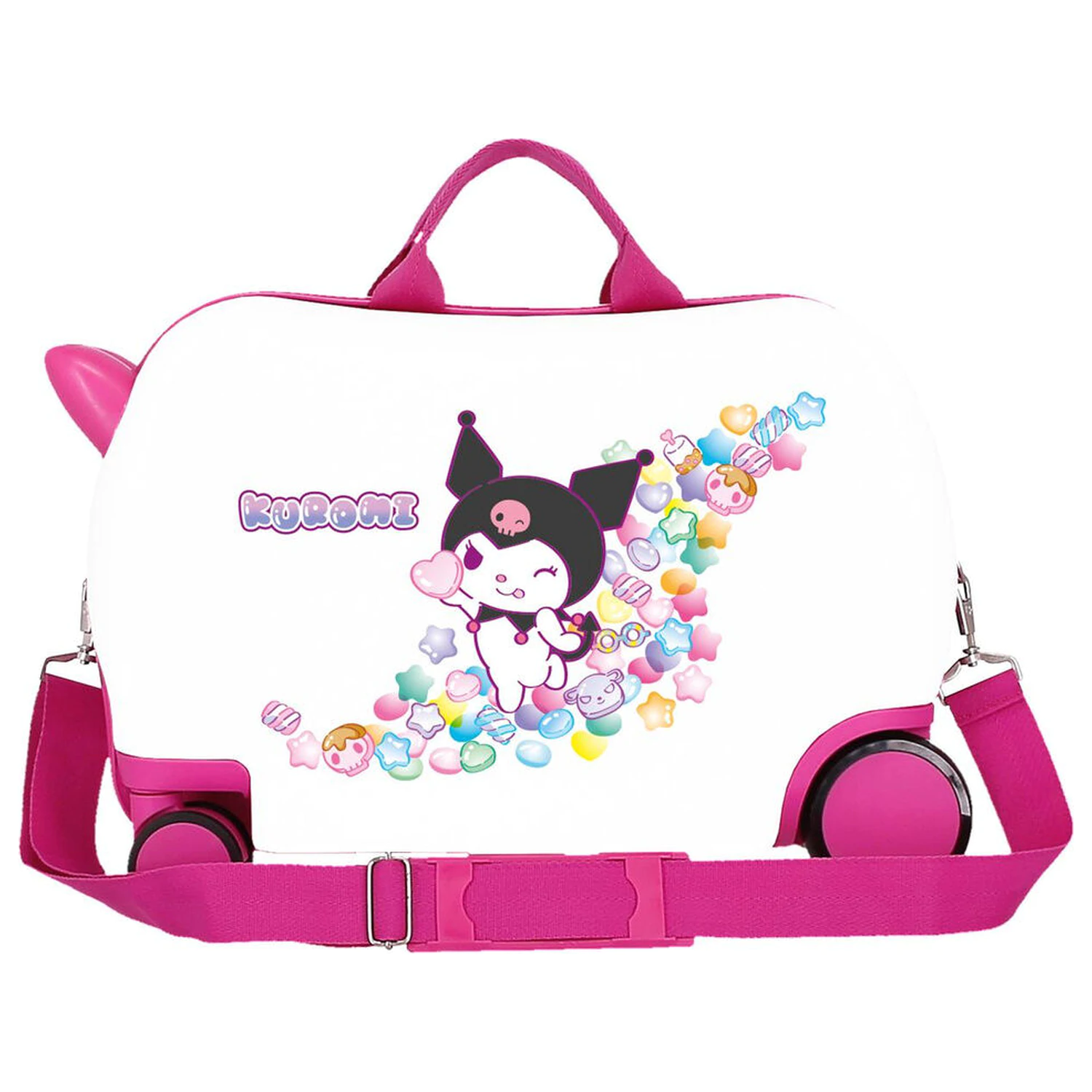 Hello Kitty Kuromi Candies ABS potovalni kovček na koleščkih 45cm fotografija izdelka