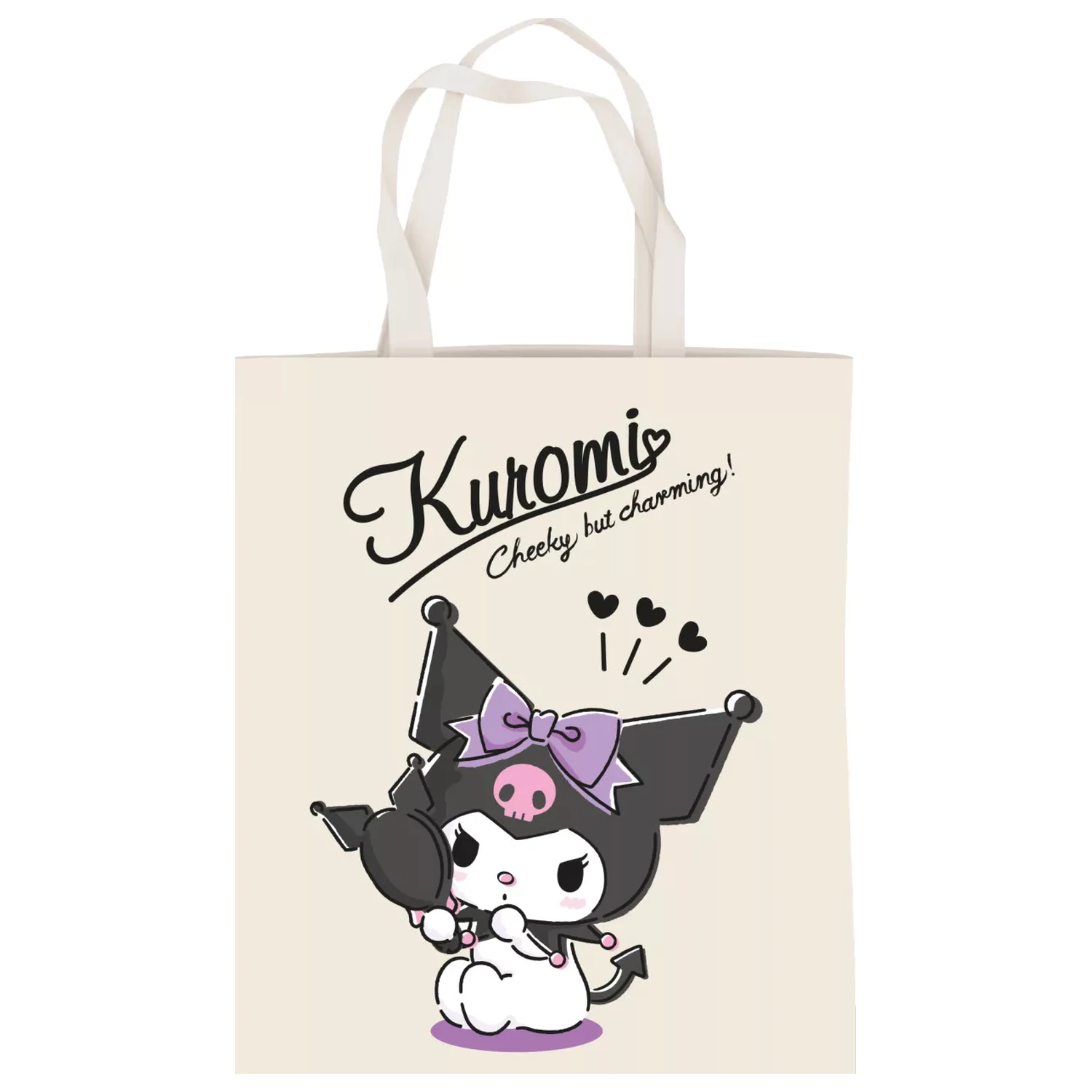Hello Kitty Kuromi Charming platnena torba, nakupovalna torba 44 cm fotografija izdelka