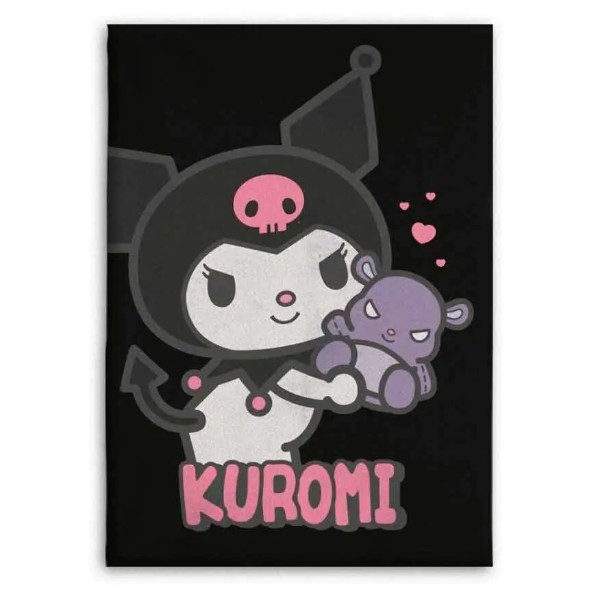 Hello Kitty Kuromi flanelna odeja 110x150cm fotografija izdelka