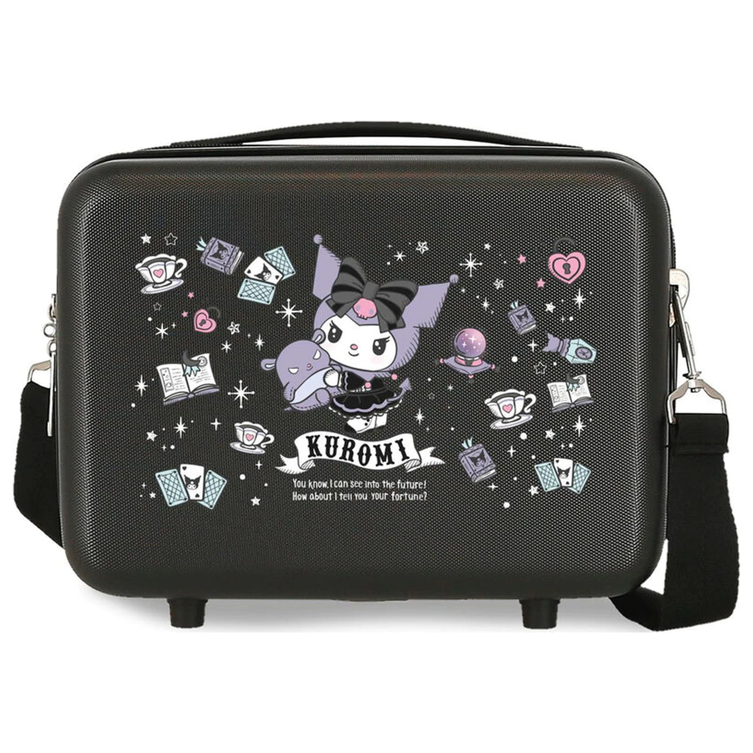 Hello Kitty Kuromi Fortune Telling ABS prilagodljiv lepotni kovček 29cm fotografija izdelka