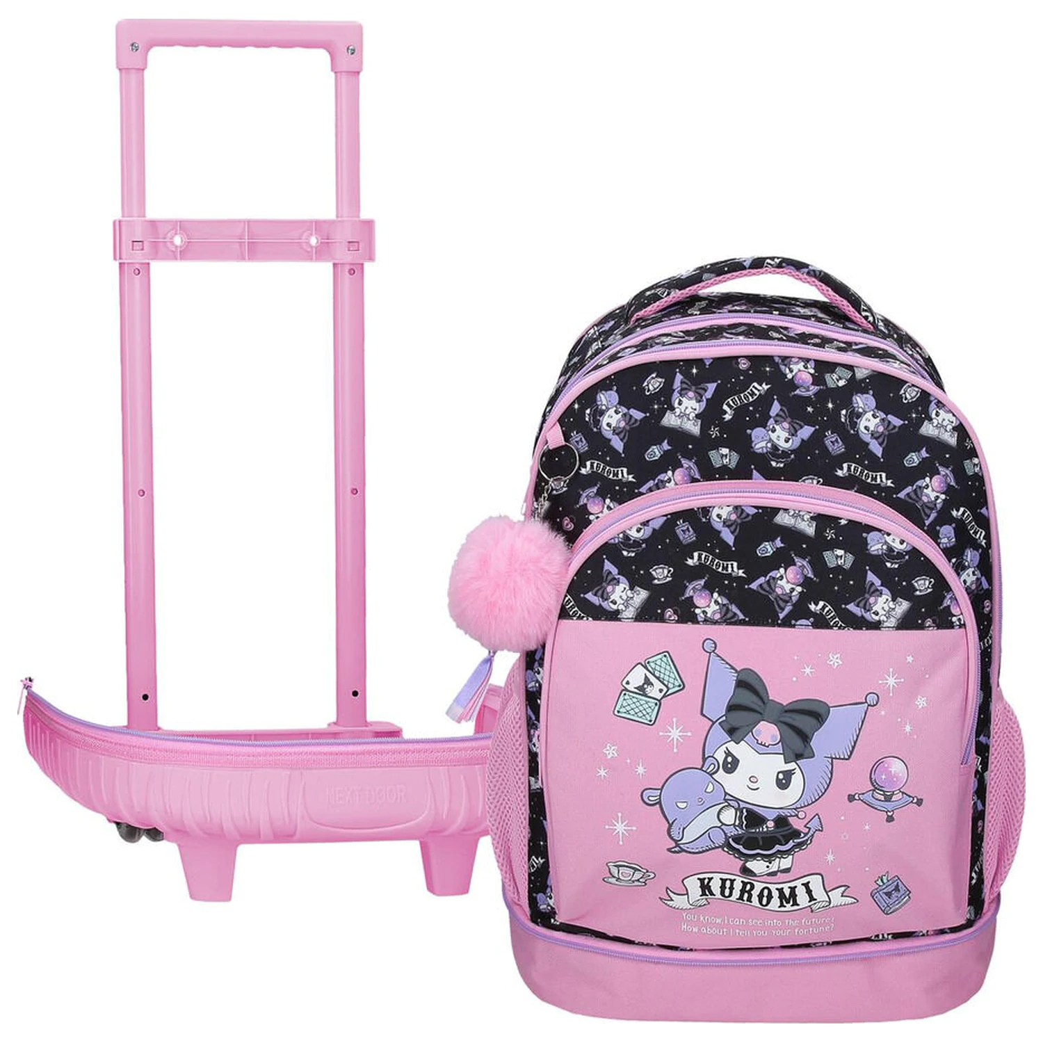 Hello Kitty Kuromi Fortune Telling izvlečni kompaktni voziček 43cm fotografija izdelka