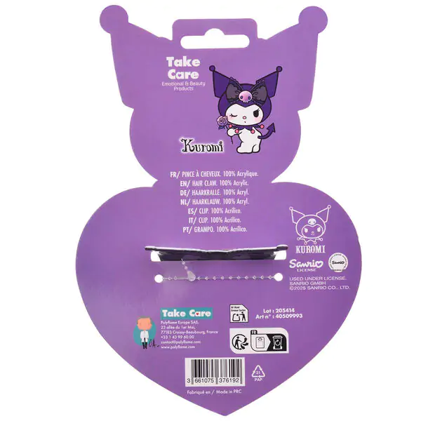 Hello Kitty Kuromi premium sponka za lase fotografija izdelka