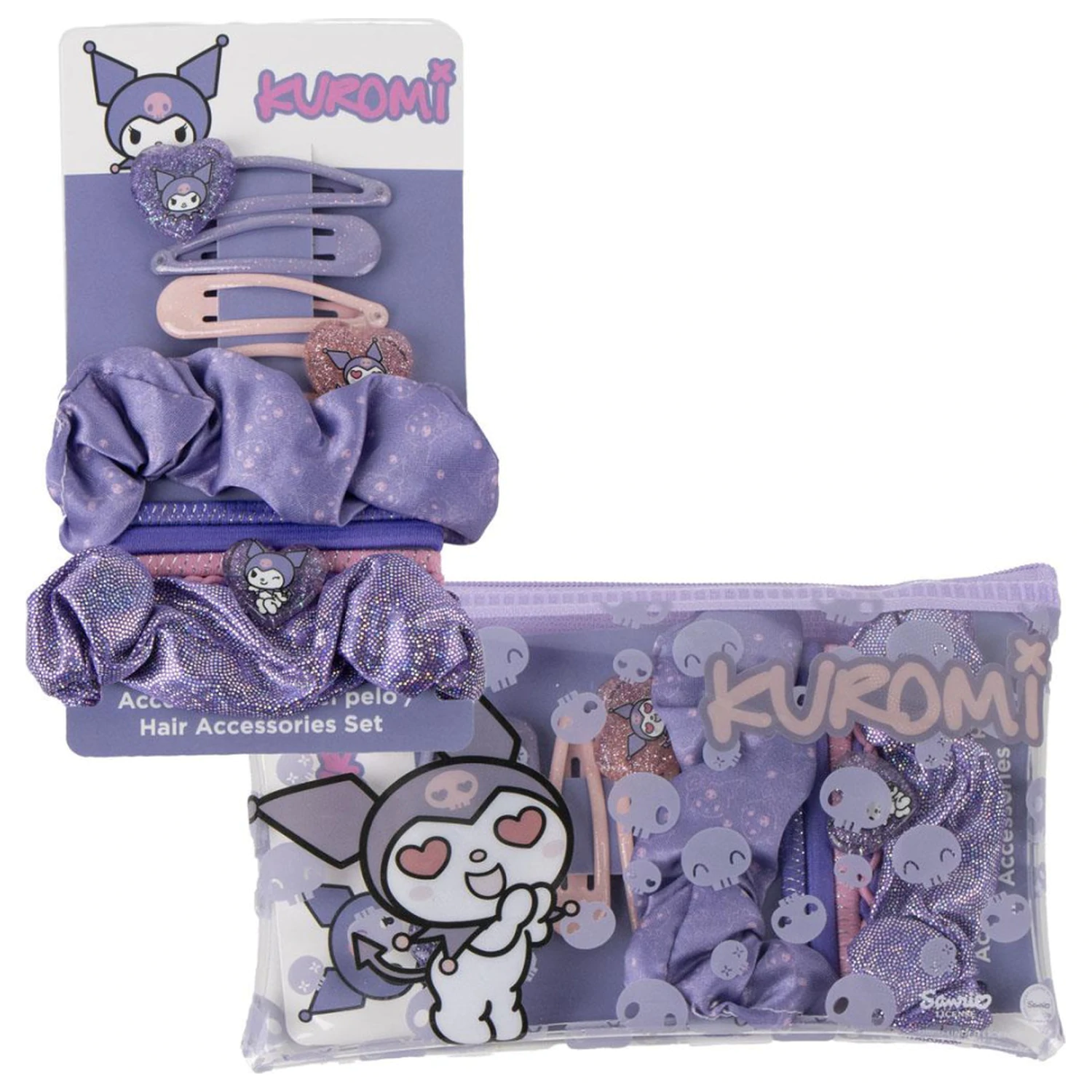 Hello Kitty Kuromi ščipalka za lase, set gumic za lase fotografija izdelka