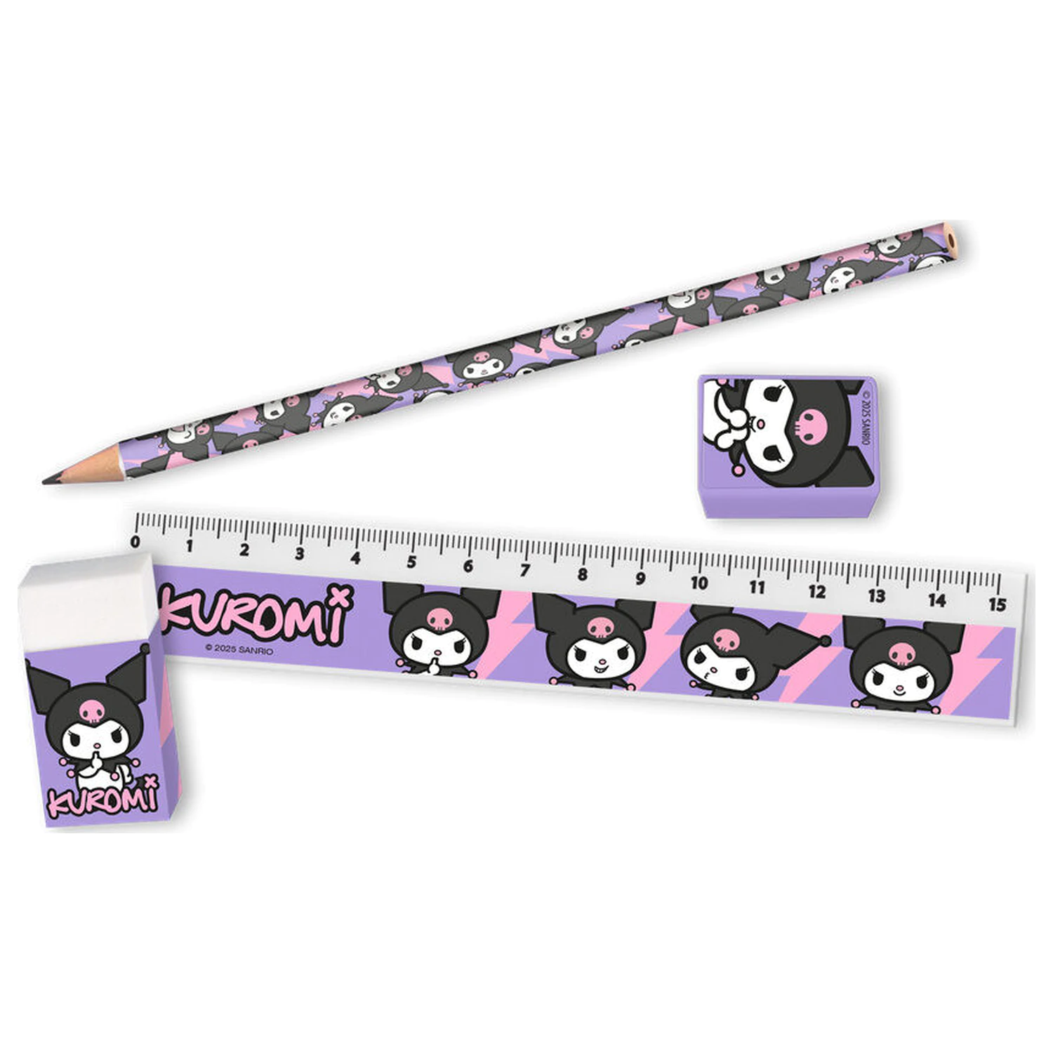 Hello Kitty Kuromi set pisarniških potrebščin fotografija izdelka