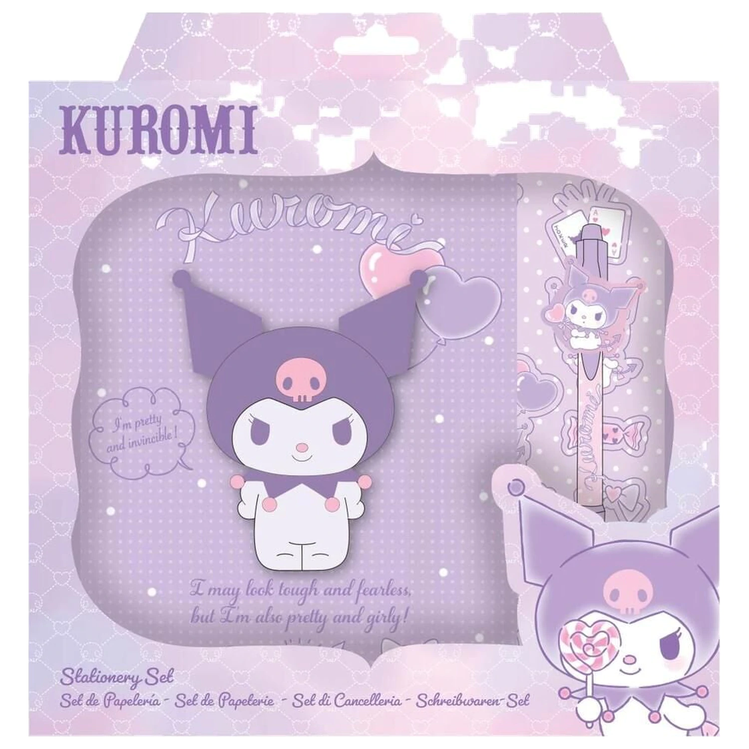 Hello Kitty Kuromi pisarniški komplet fotografija izdelka