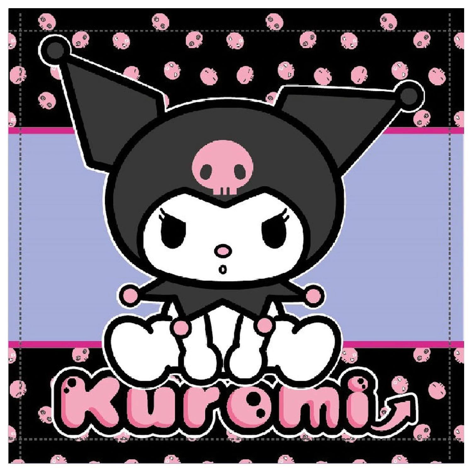 Hello Kitty Kuromi brisača za roke, brisača za obraz, brisača 30x30 cm fotografija izdelka
