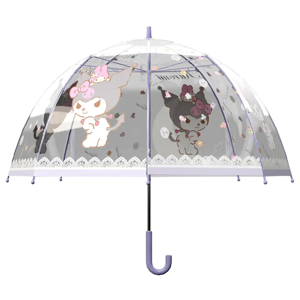 Hello Kitty Kuromi ročni dežnik z mehurčki 48 cm fotografija izdelka