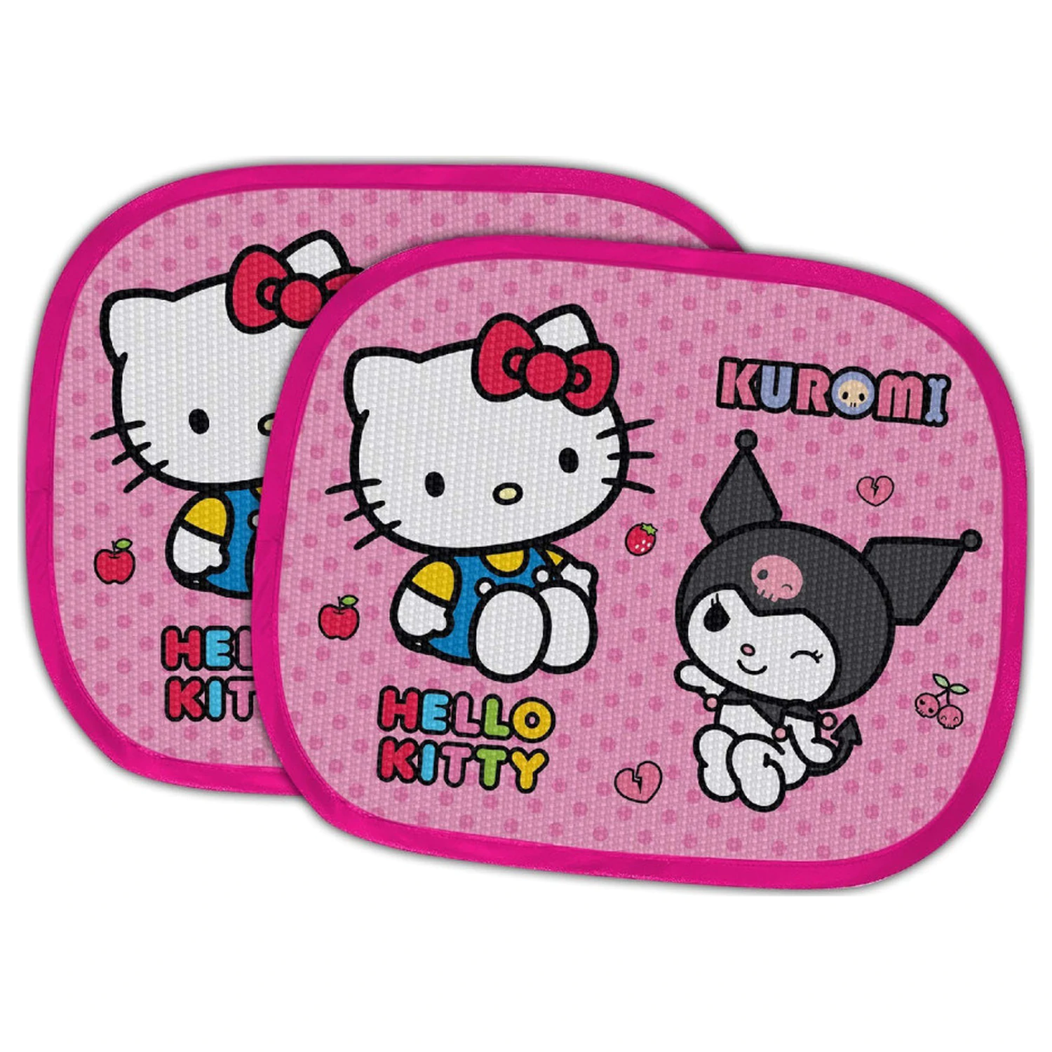 Hello Kitty Kuromi Senčniki za avtomobilska okna 2-Paket fotografija izdelka
