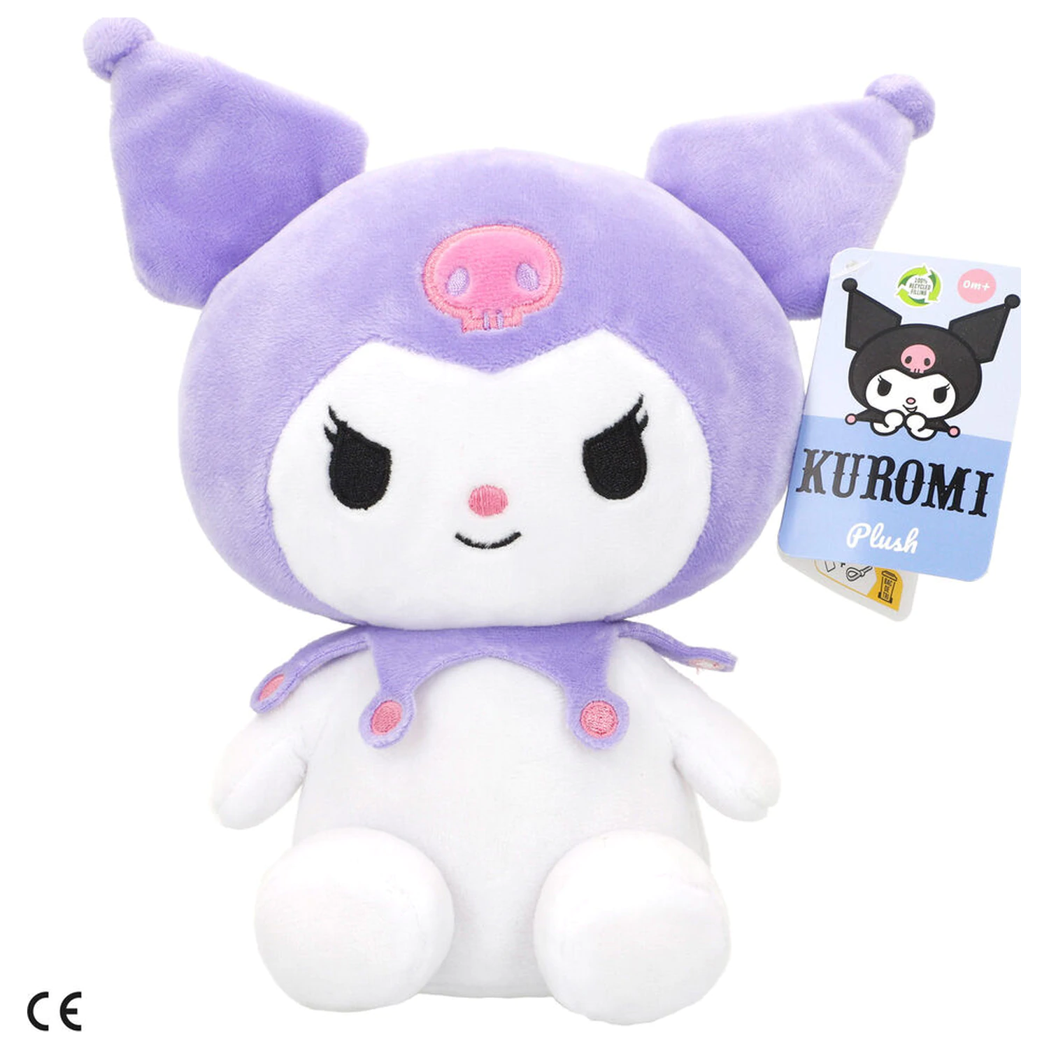 Hello Kitty Kuromi plišasta igrača 19,5 cm fotografija izdelka