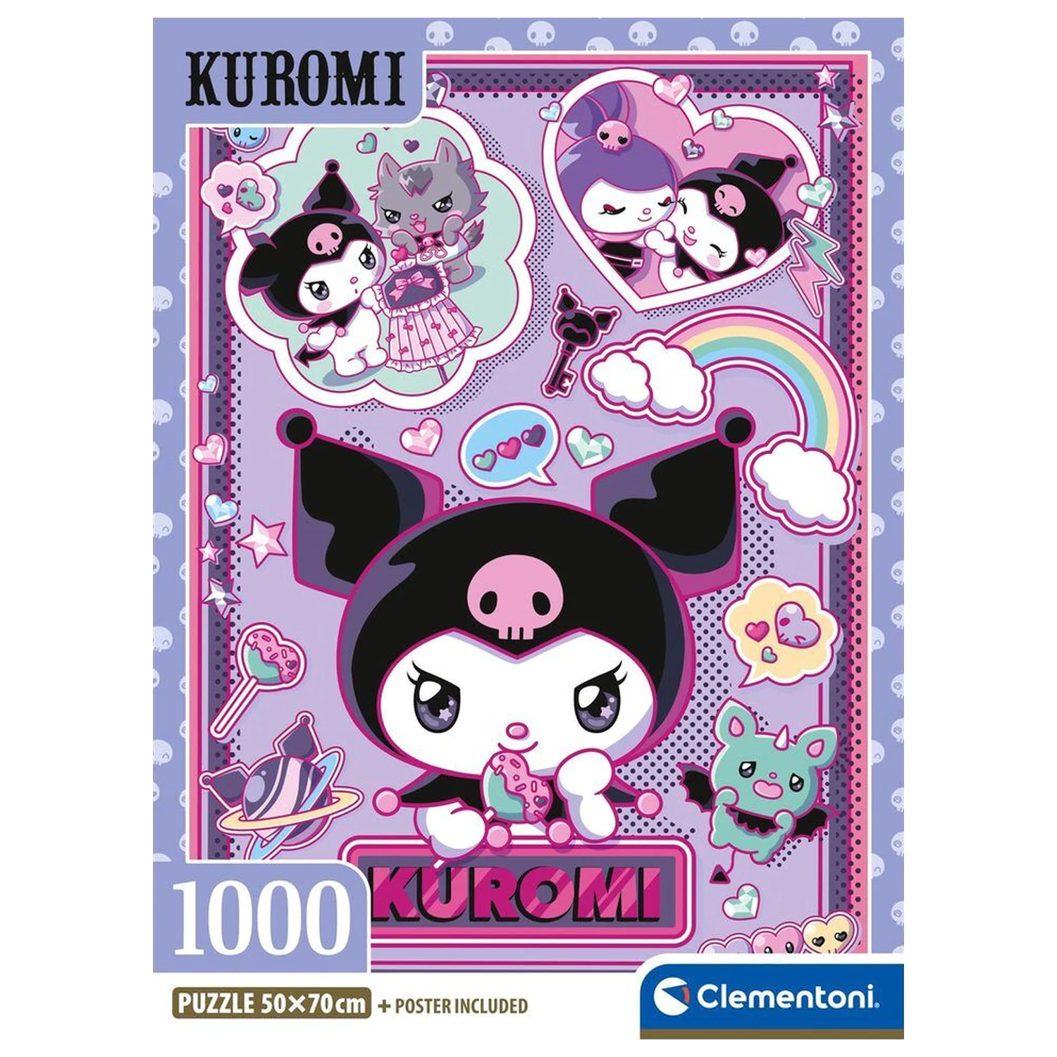 Hello Kitty Kuromi sestavljanka 1000 kosov fotografija izdelka