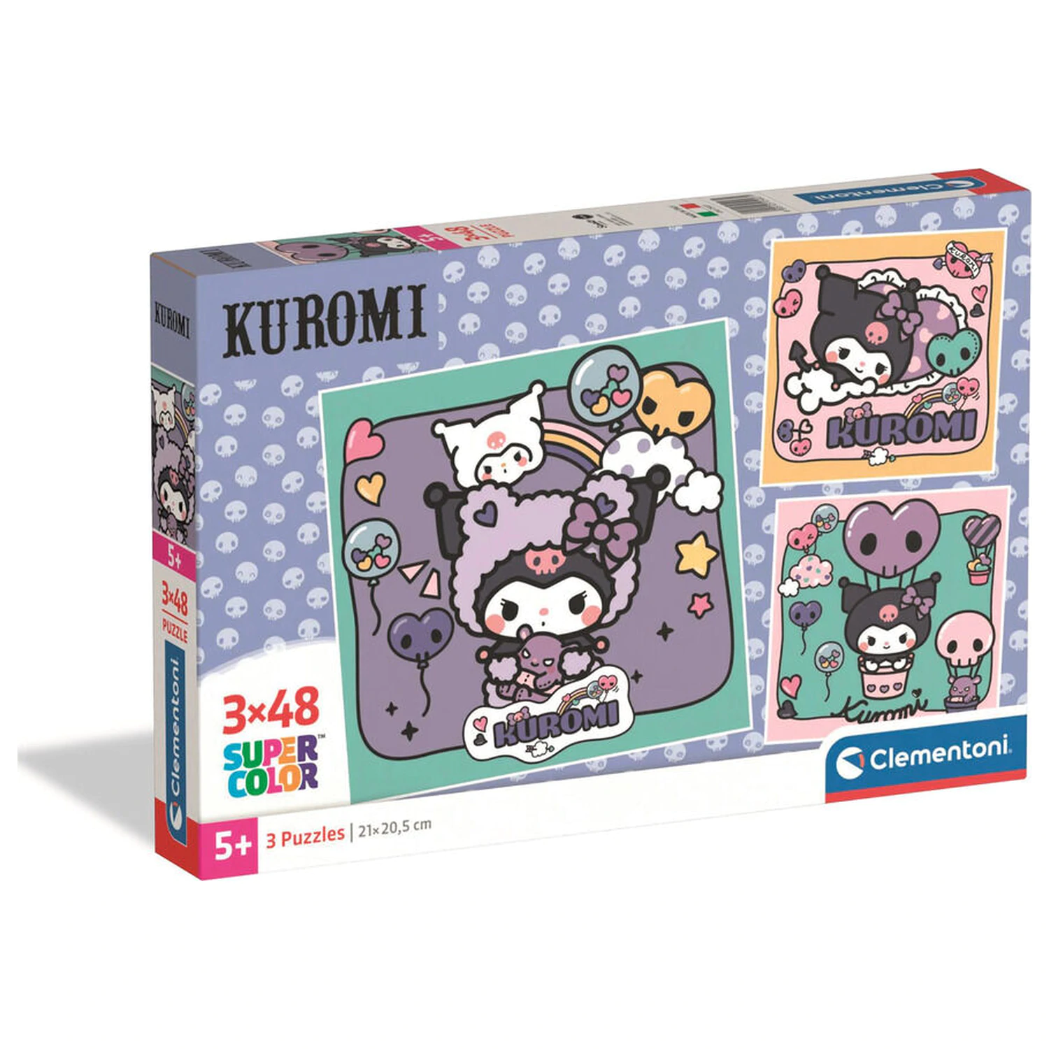 Hello Kitty Kuromi sestavljanka 3x48 kosov fotografija izdelka