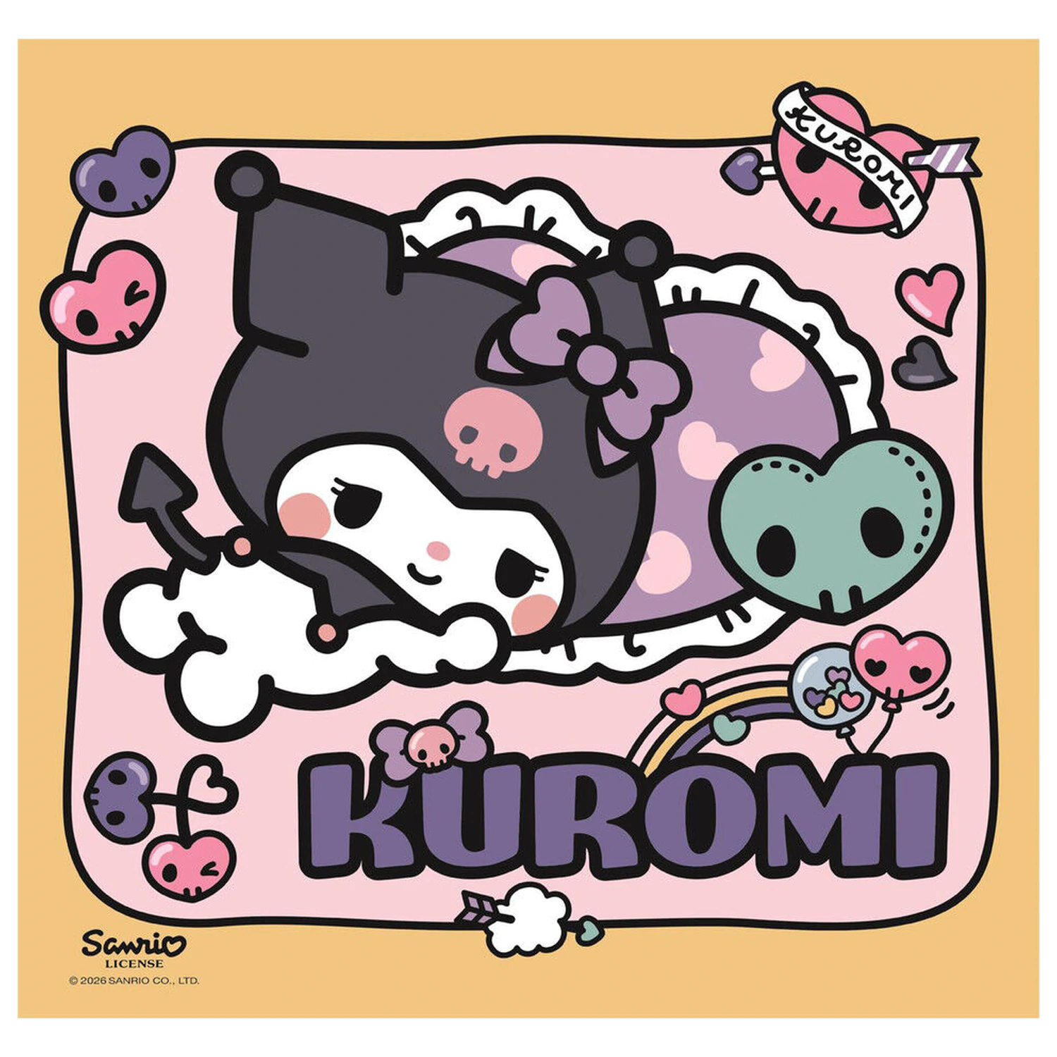 Hello Kitty Kuromi sestavljanka 3x48 kosov fotografija izdelka