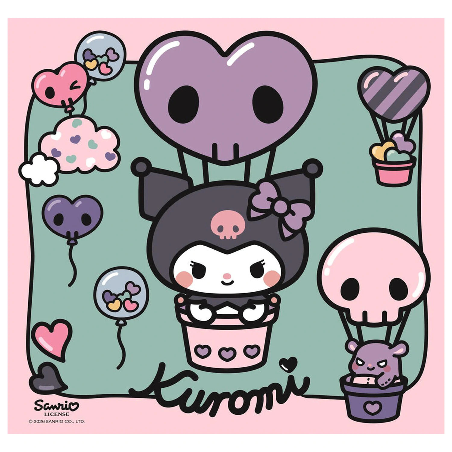 Hello Kitty Kuromi sestavljanka 3x48 kosov fotografija izdelka