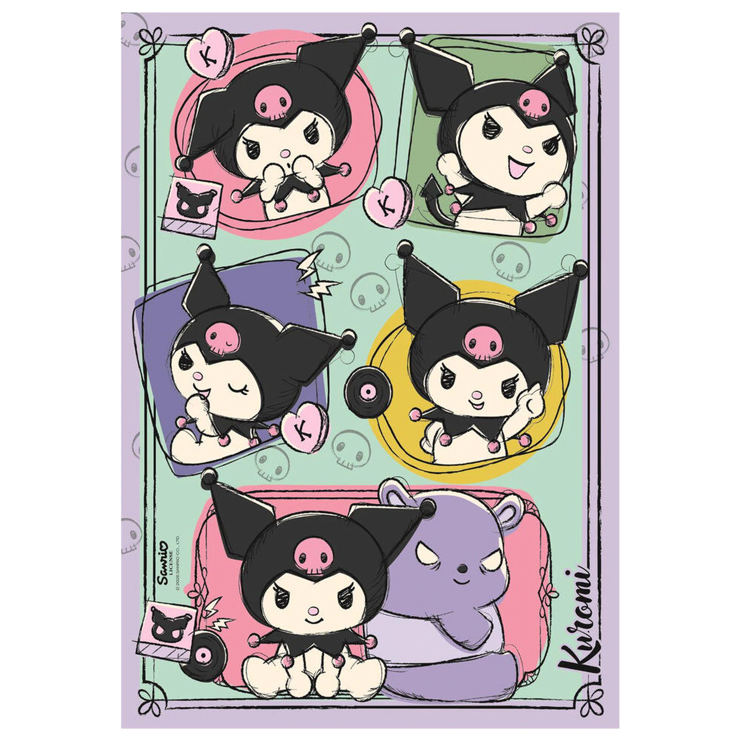 Hello Kitty Kuromi sestavljanka 500pcs fotografija izdelka