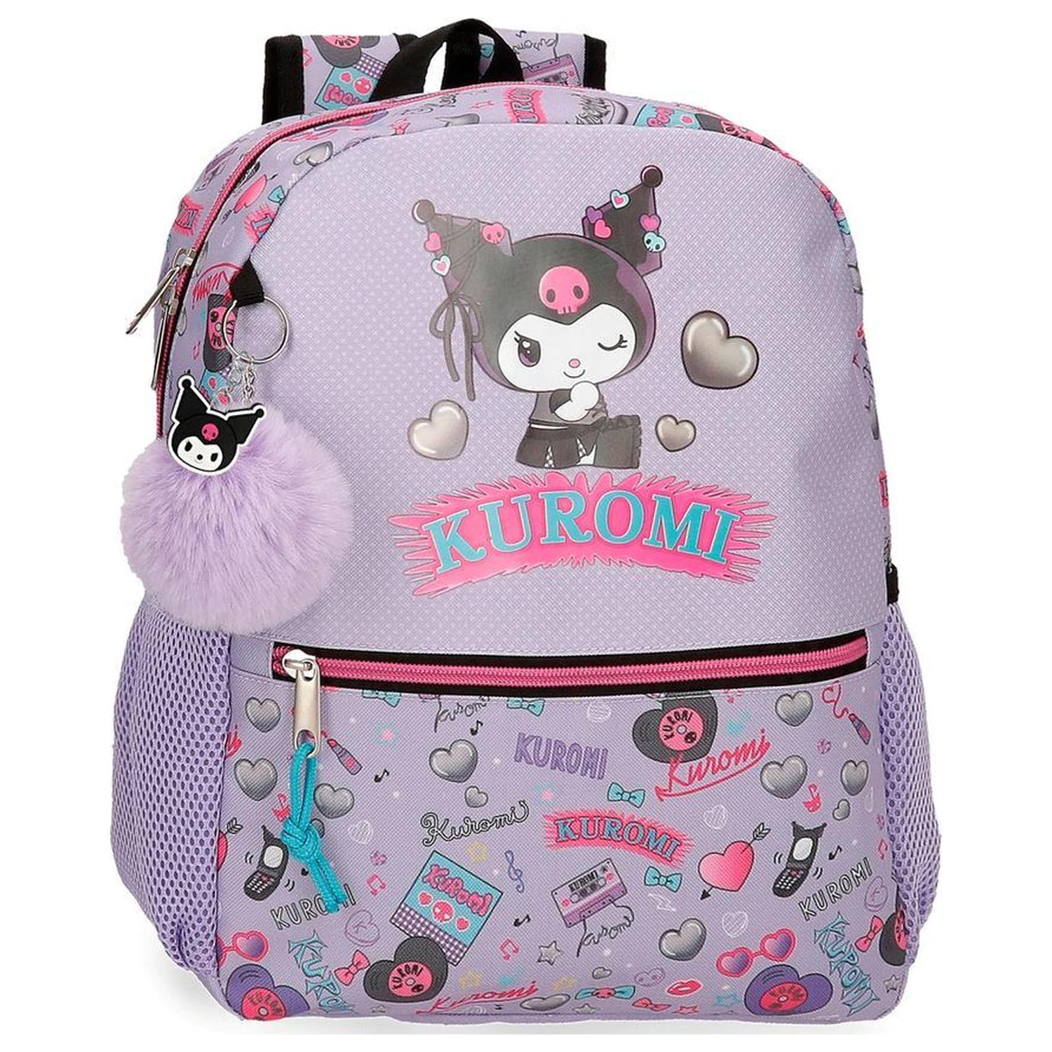 Hello Kitty Kuromi Retropop prilagodljiv nahrbtnik 33cm fotografija izdelka