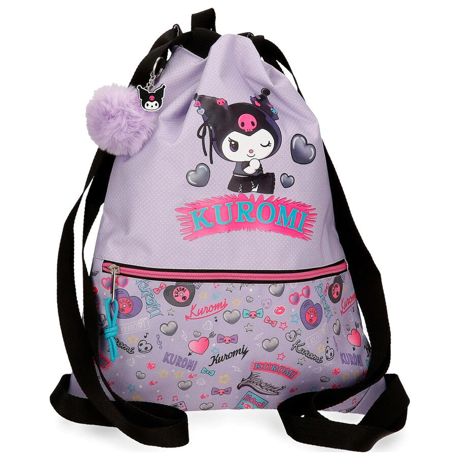 Hello Kitty Kuromi Retropop telovadna torba 46 cm fotografija izdelka