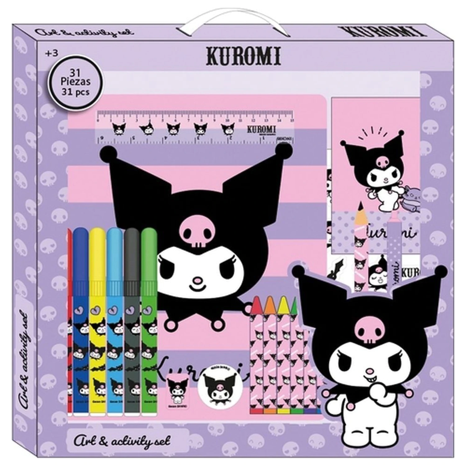 Hello Kitty Kuromi set aktivnosti 31 kosov fotografija izdelka