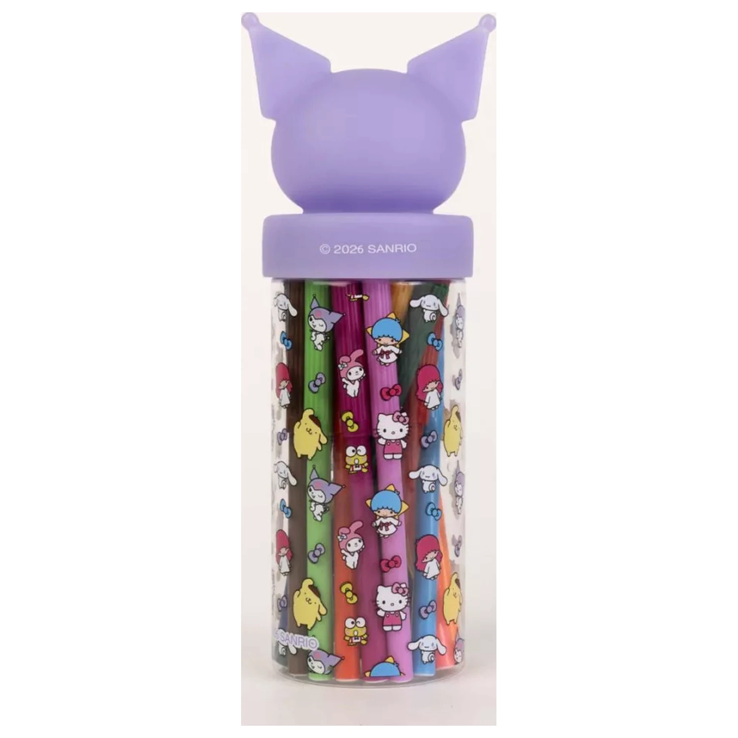 Hello Kitty Kuromi 18-delni set flomastrov v 3D stojalu fotografija izdelka