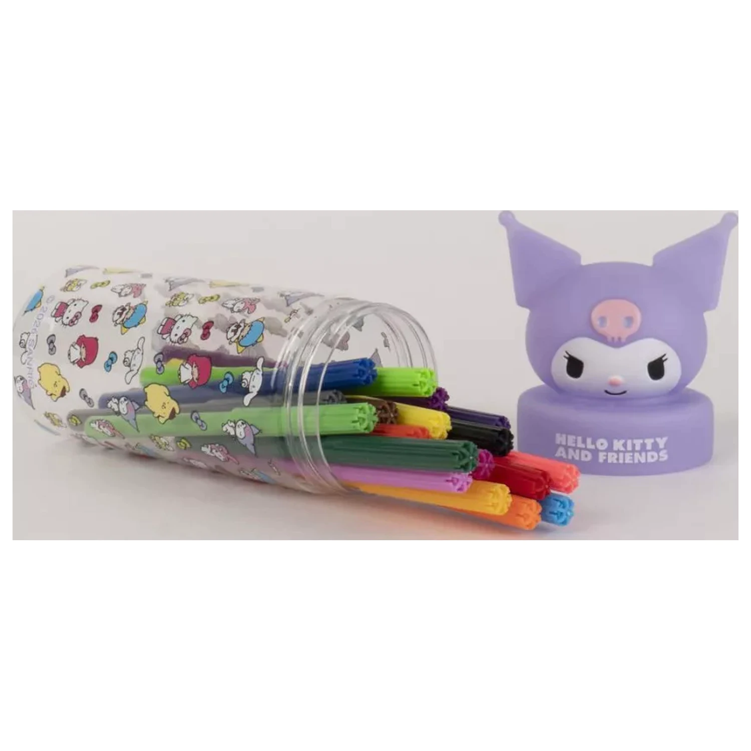 Hello Kitty Kuromi 18-delni set flomastrov v 3D stojalu fotografija izdelka