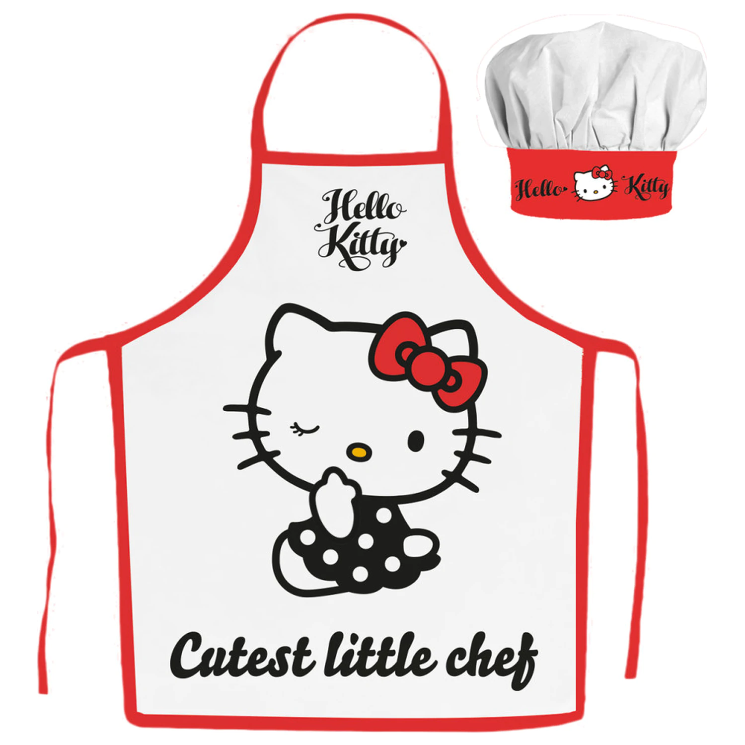Hello Kitty Little Chef Otroški predpasnik, 2-delni set fotografija izdelka