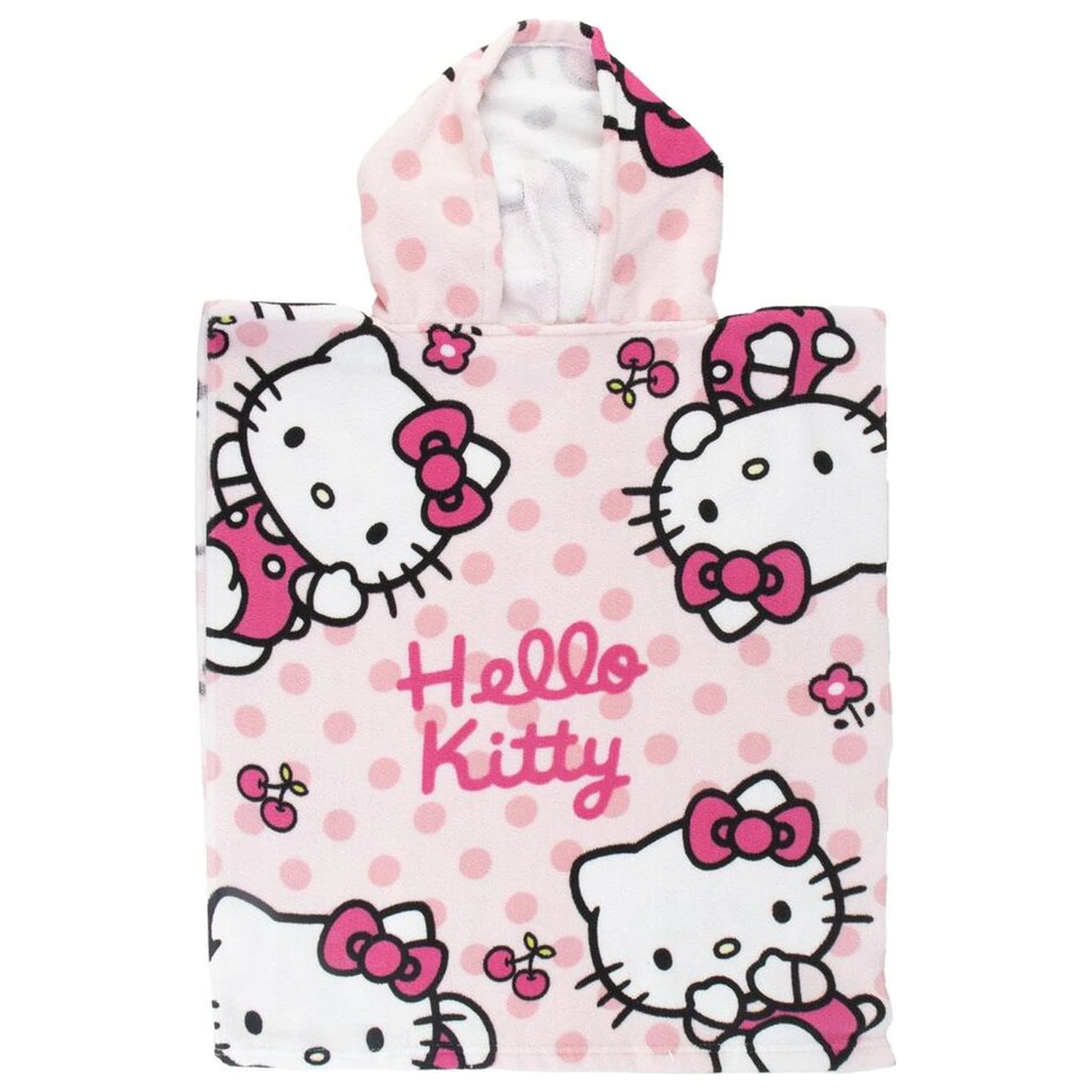 Hello Kitty microfibre poncho brisača za plažo fotografija izdelka