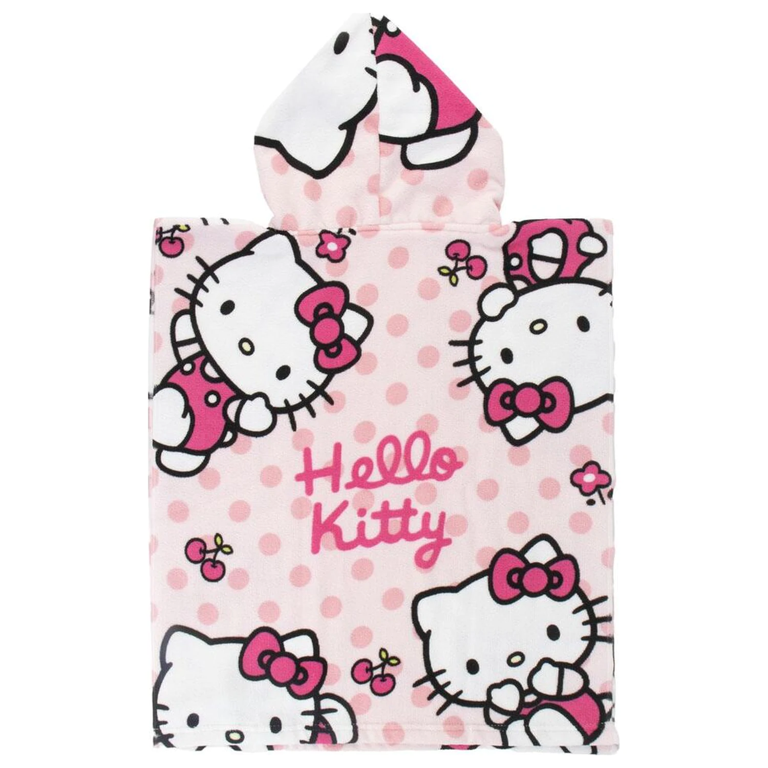 Hello Kitty microfibre poncho brisača za plažo fotografija izdelka