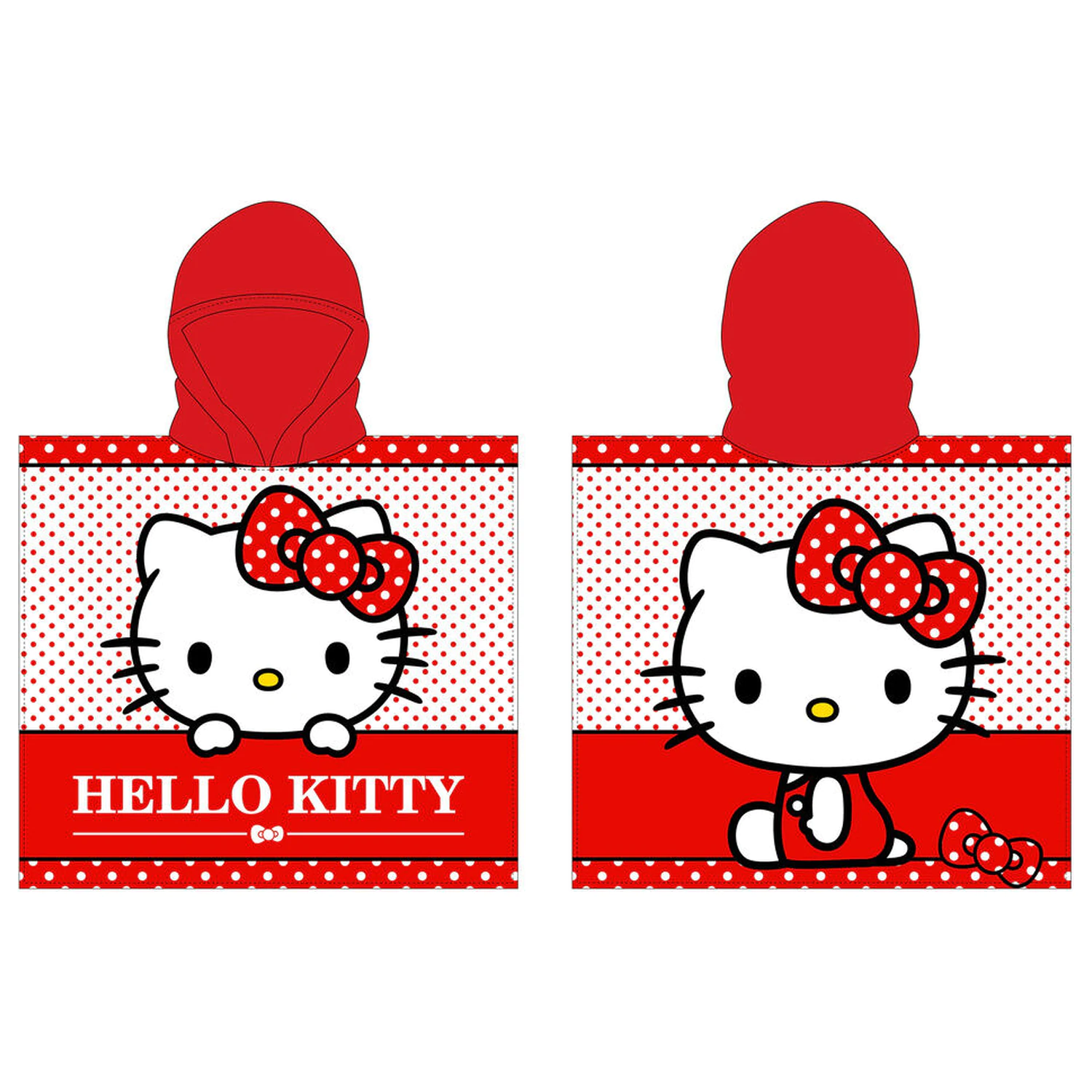 Hello Kitty mikrofibra poncho brisača fotografija izdelka