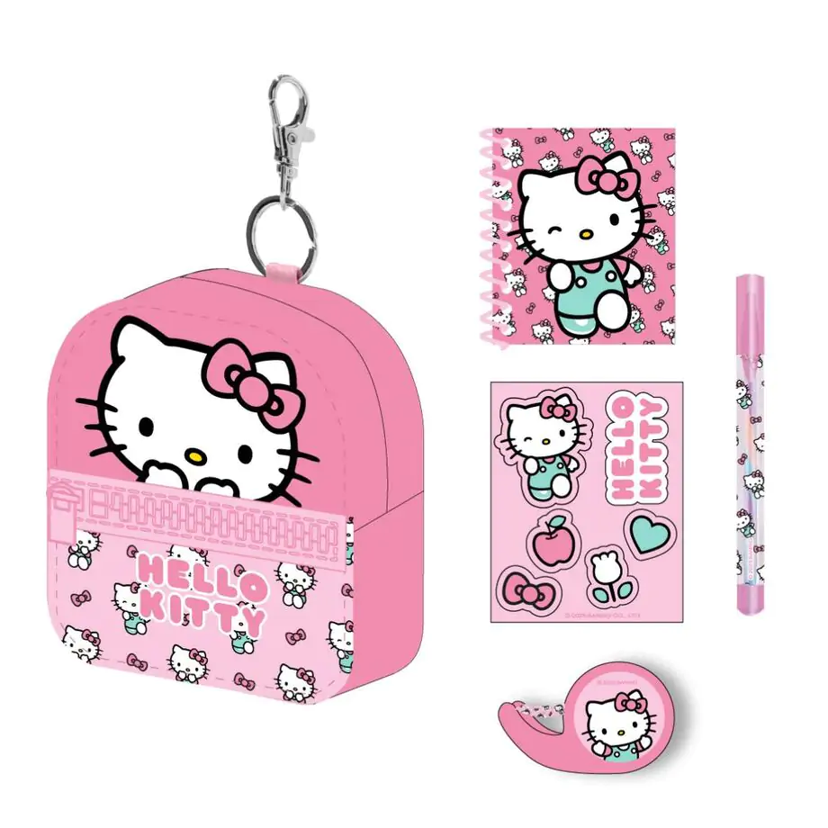 Hello Kitty Stationery mini komplet nahrbtnika s pisalnimi potrebščinami fotografija izdelka