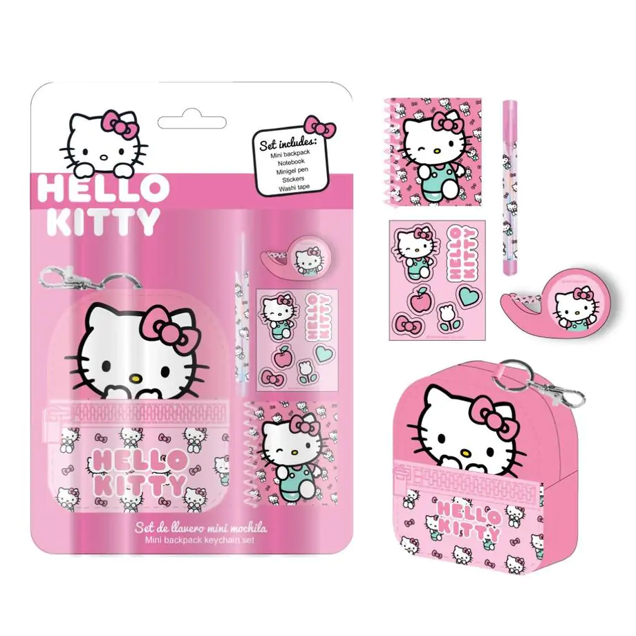 Hello Kitty Stationery mini komplet nahrbtnika s pisalnimi potrebščinami fotografija izdelka