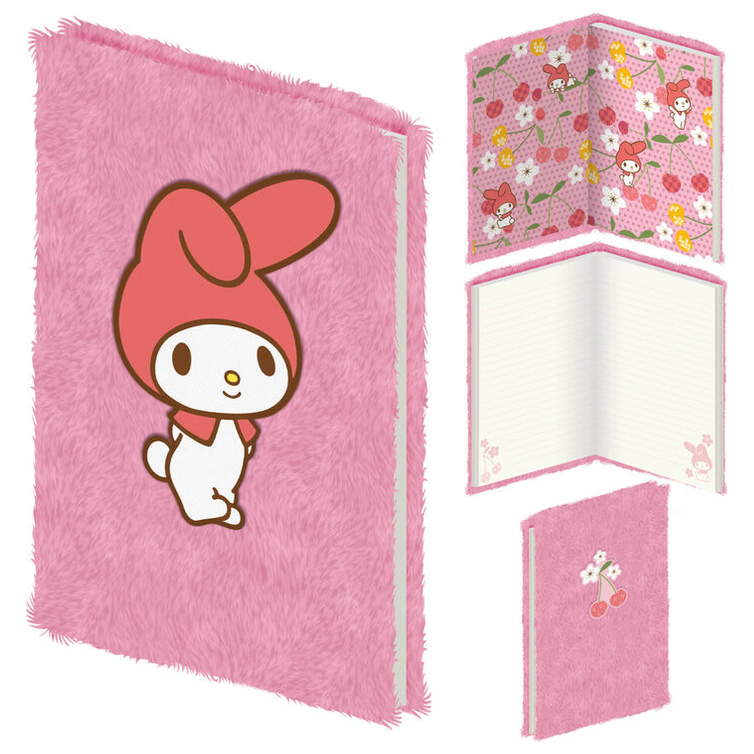 Hello Kitty My Melody A5 plišast zvezek fotografija izdelka