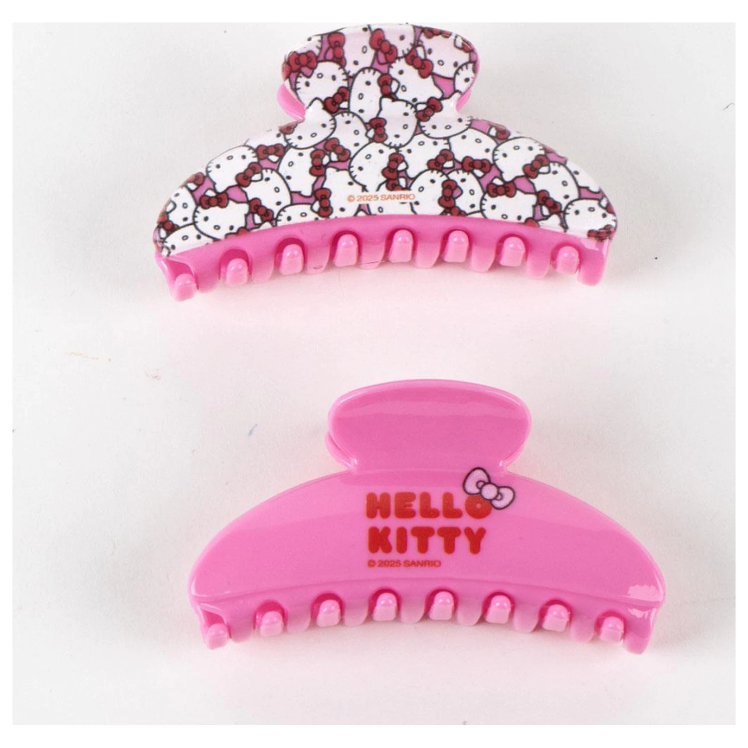 Hello Kitty roza set sponk za lase, 2 kosa fotografija izdelka