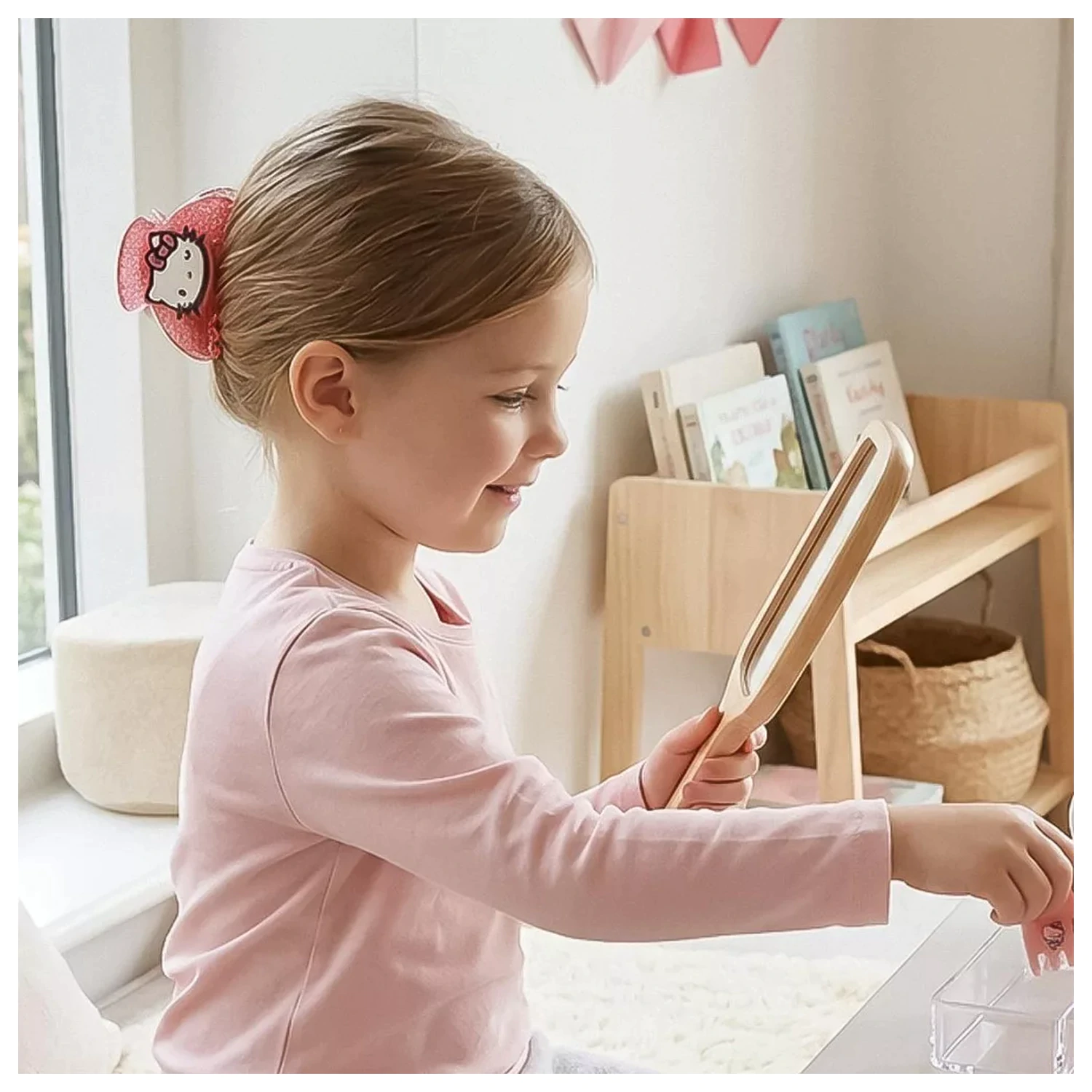 Hello Kitty Pink set sponk za lase, 5-delni fotografija izdelka