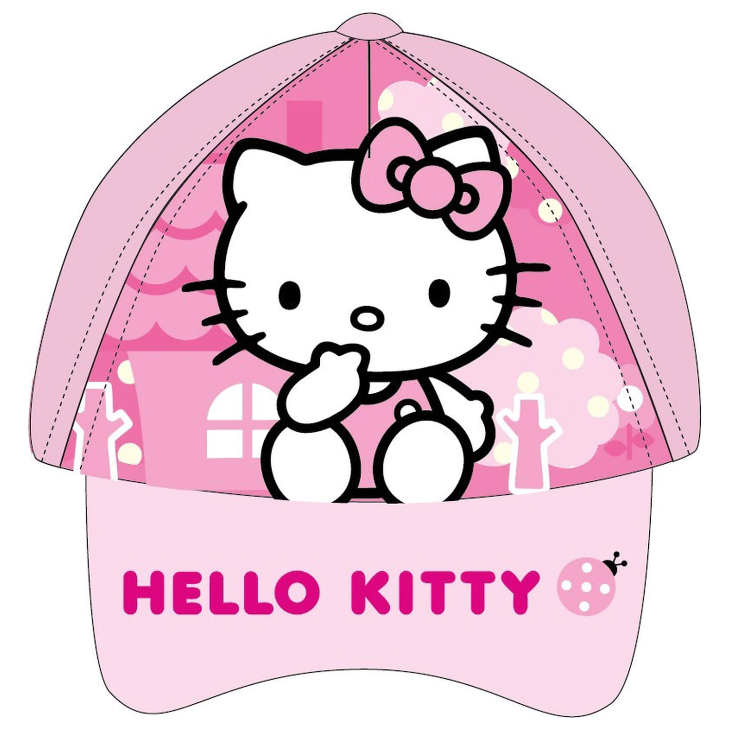 Hello Kitty Pink Town otroška baseball kapa 53 cm fotografija izdelka