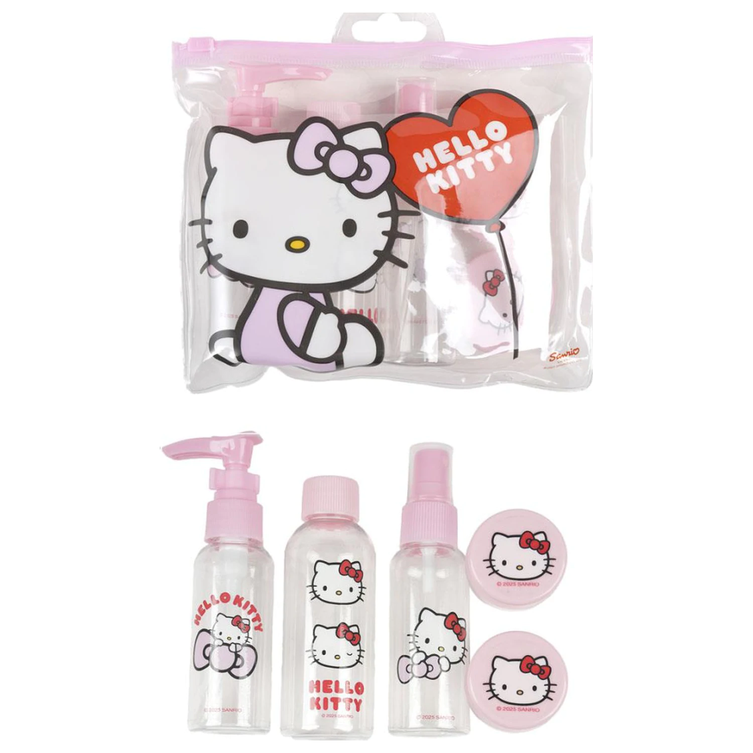 Hello Kitty Roza Potovalni Higienski Set fotografija izdelka