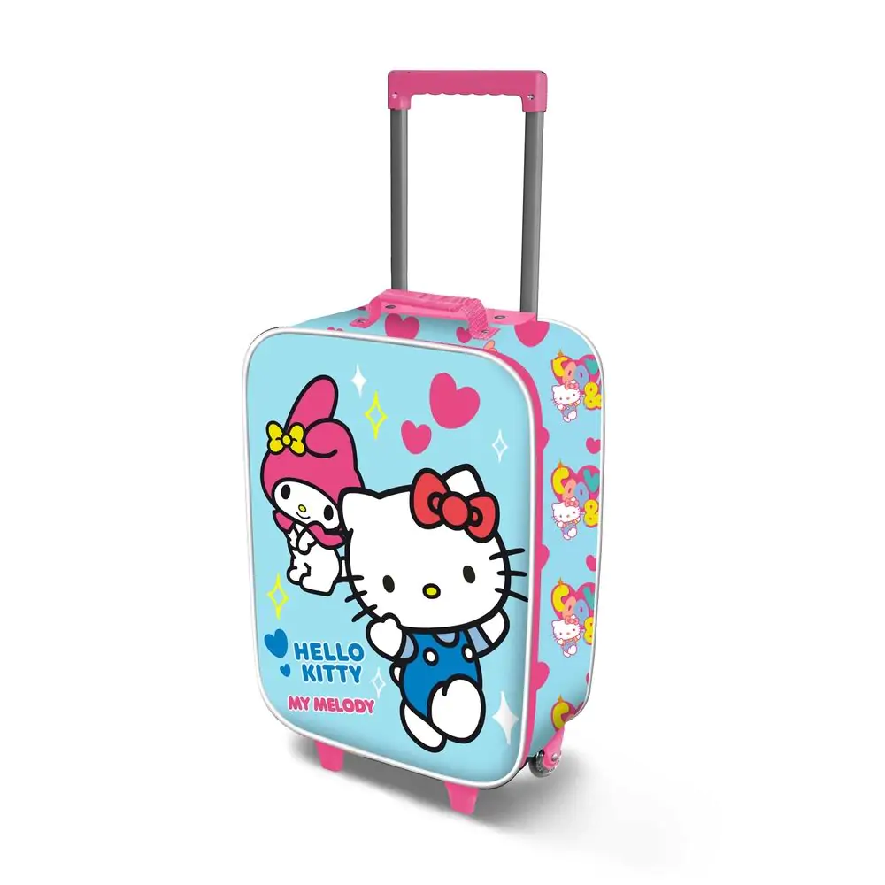 Hello Kitty Živahen 3D Voziček kovček 52 cm fotografija izdelka