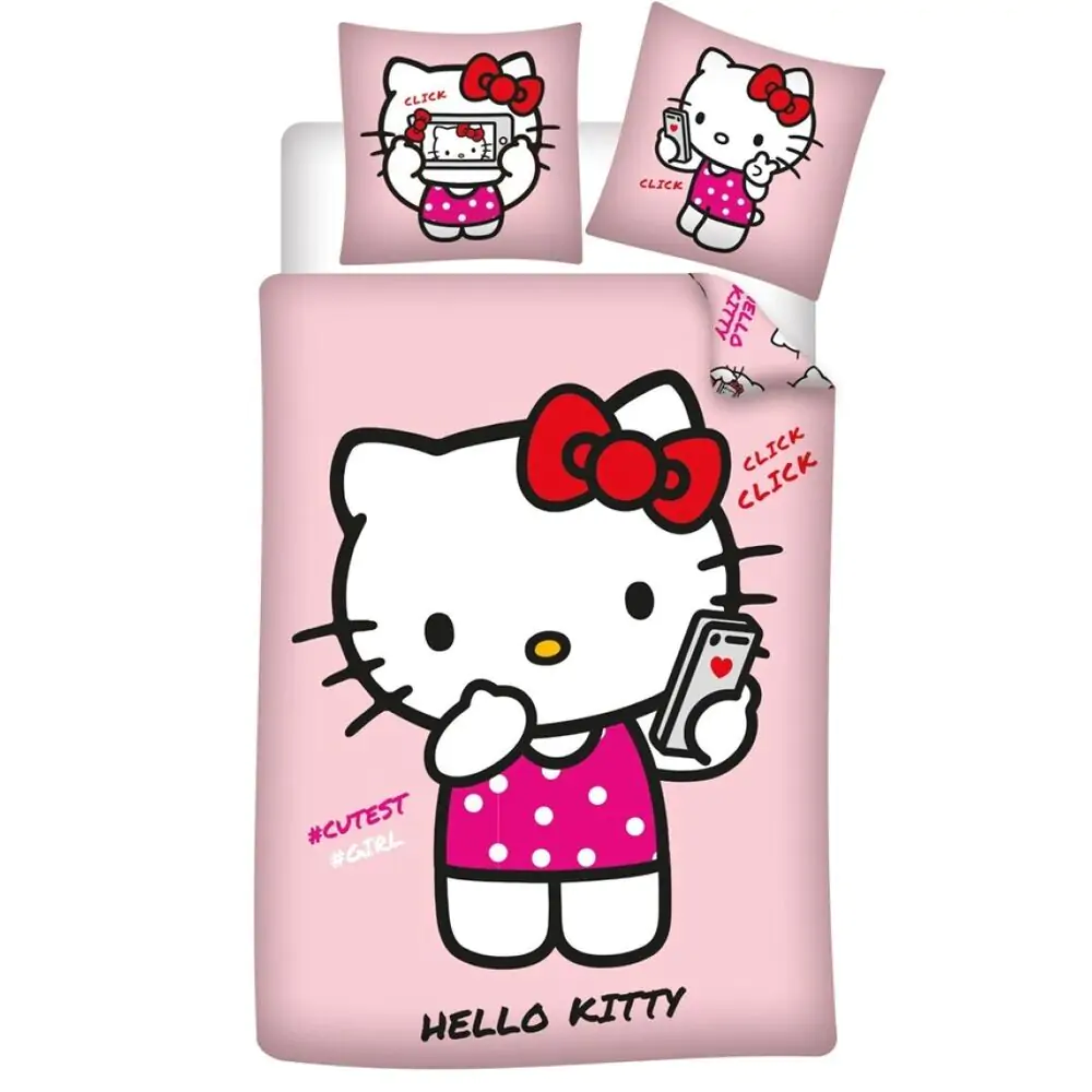 Hello Kitty policotton prevleka za odejo za posteljo 90cm fotografija izdelka