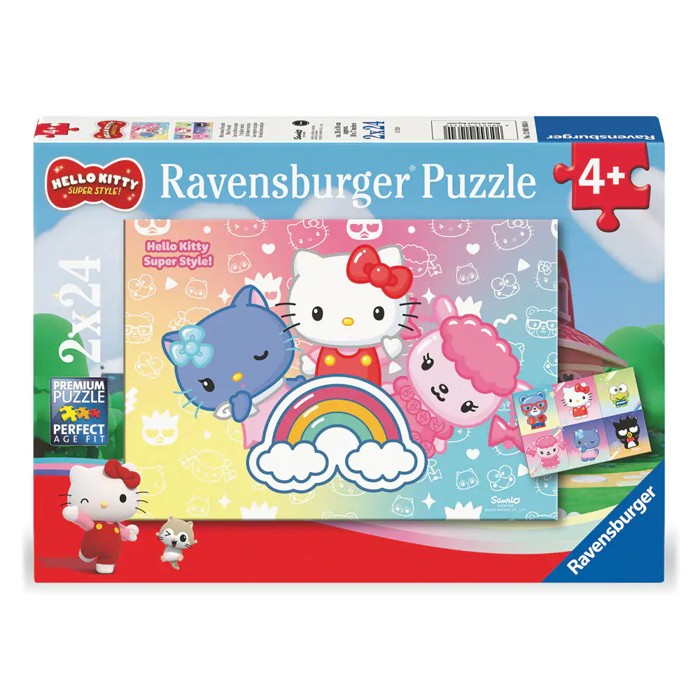 Hello Kitty puzzle 2 x 24 kosov fotografija izdelka