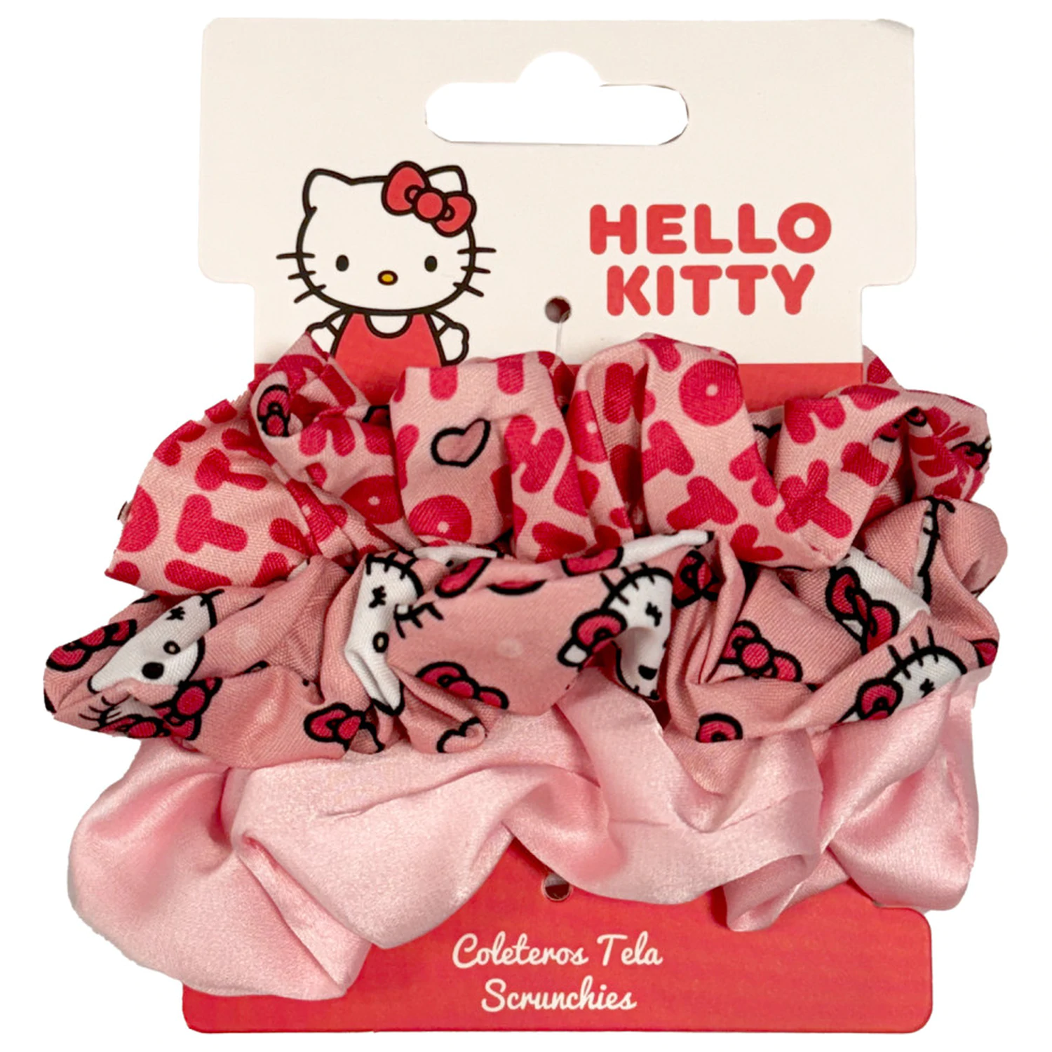 Hello Kitty elastika za lase s trakom set, 3 kosi fotografija izdelka