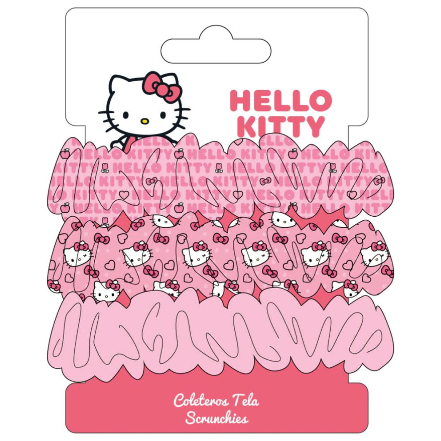 Hello Kitty elastika za lase s trakom set, 3 kosi fotografija izdelka