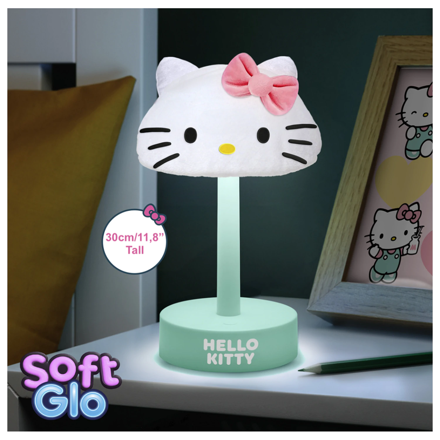 Hello Kitty 'SoftGlo' puhasta okrasna svetilka fotografija izdelka