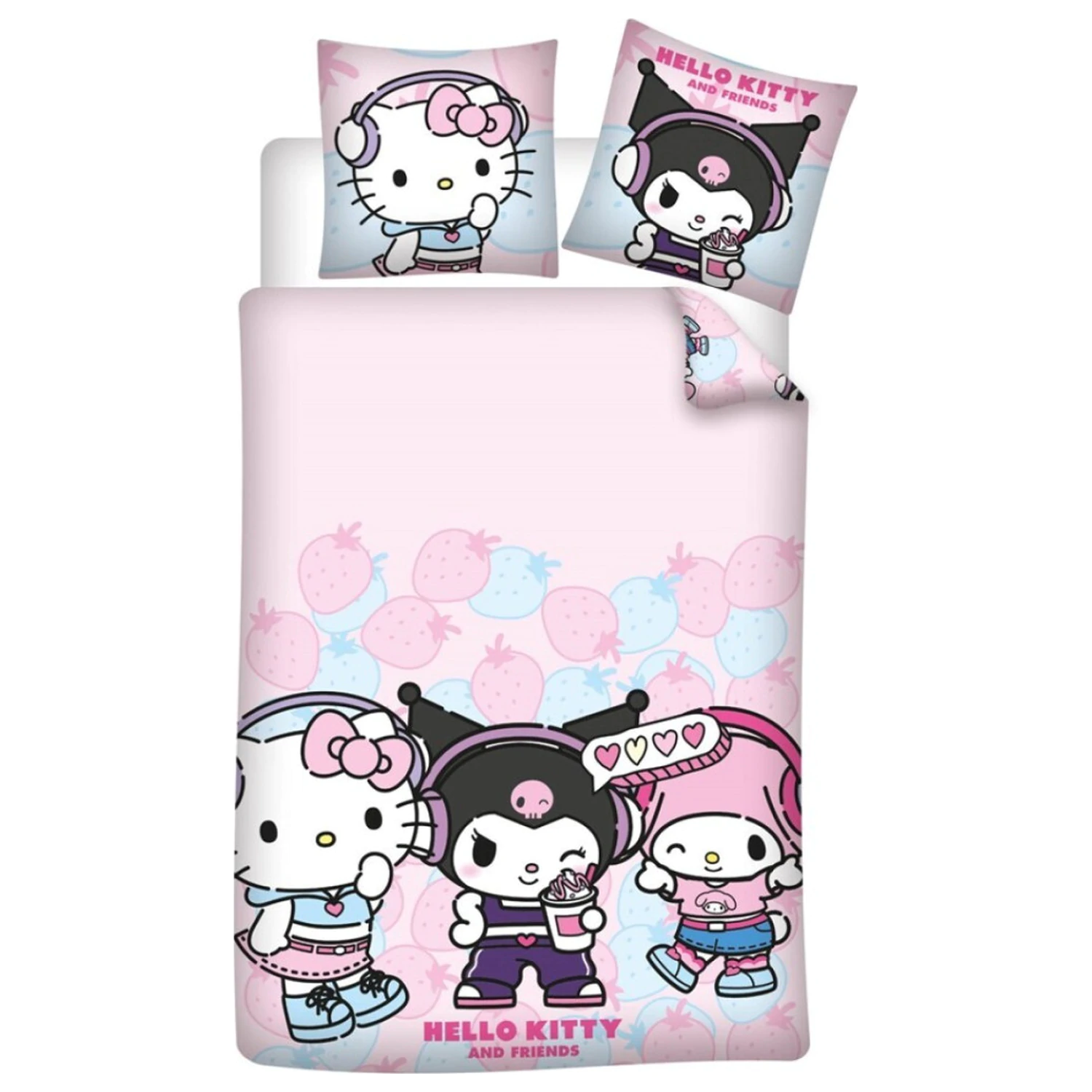 Hello Kitty Jagodna prevleka za odejo fotografija izdelka