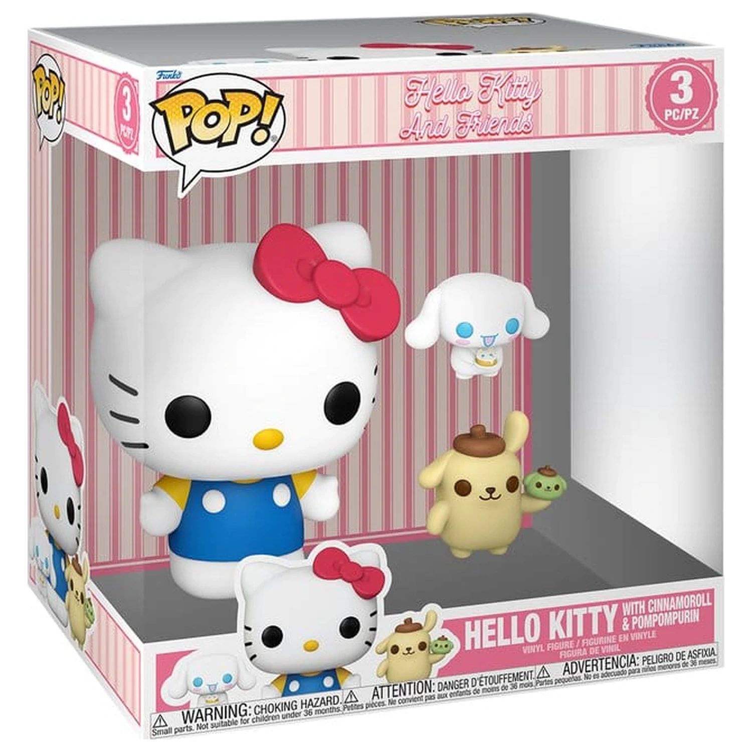 Hello Kitty Super Sized Jumbo Funko POP! Vinilna figura 3-paketni komplet 25 cm fotografija izdelka